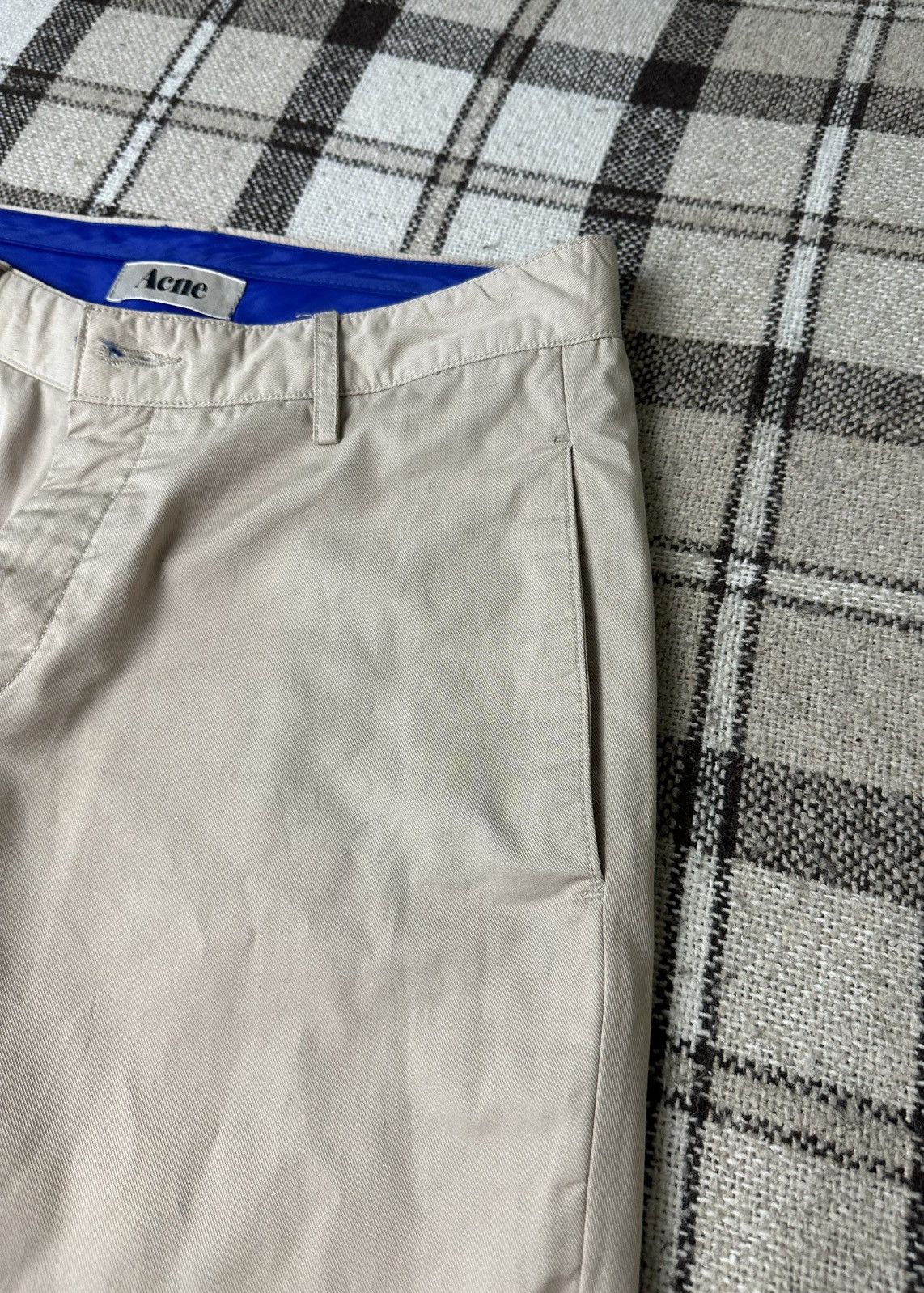 Acne Studios Acne Studios «Gin Kitt» Pants Trousers Blue Overlock 28/32 Size US 28 / EU 44 - 9 Thumbnail
