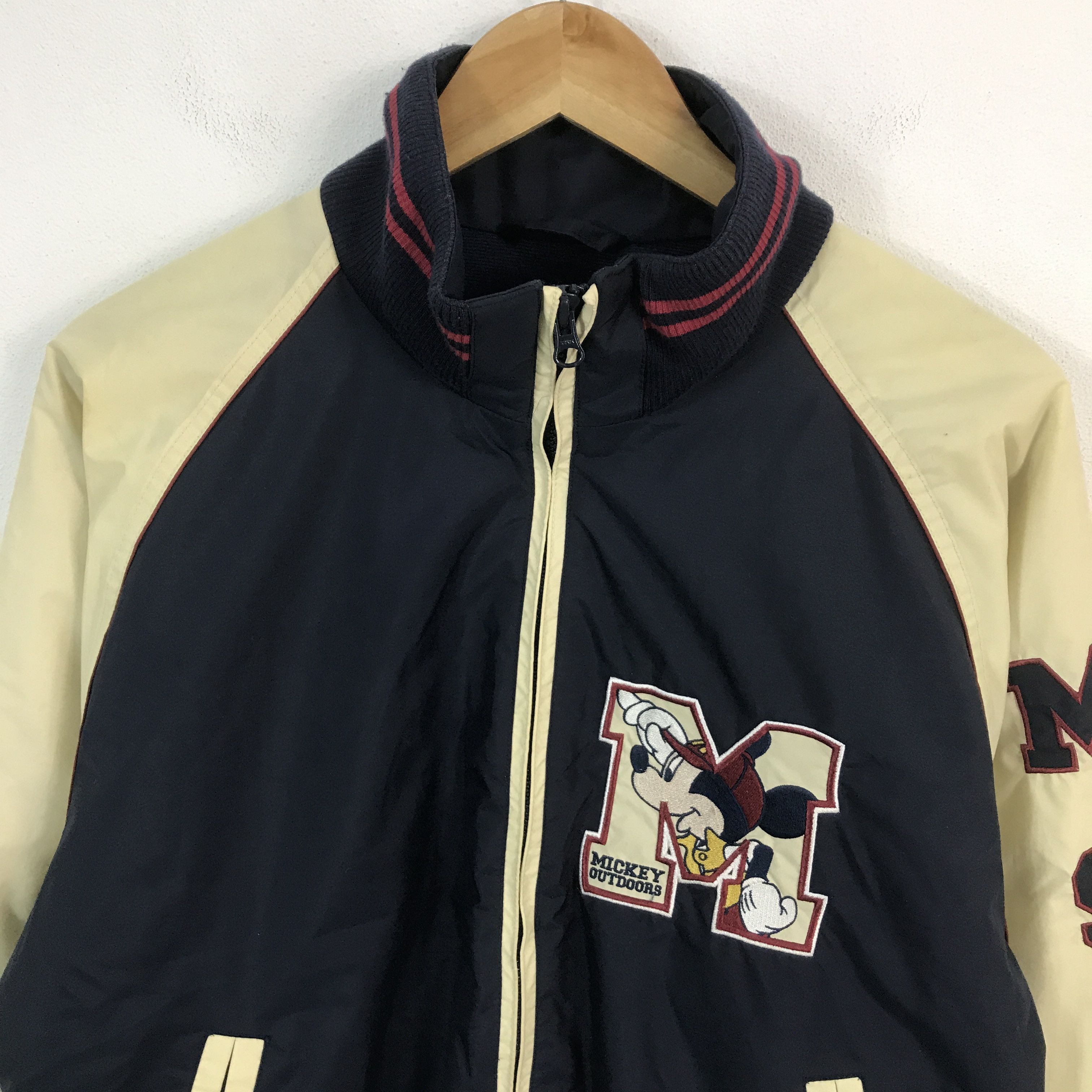 Japanese Brand × Mickey Mouse Mickey Mouse x Logos outdoors Varsity jacket style Size US L / EU 52-54 / 3 - 3 Thumbnail