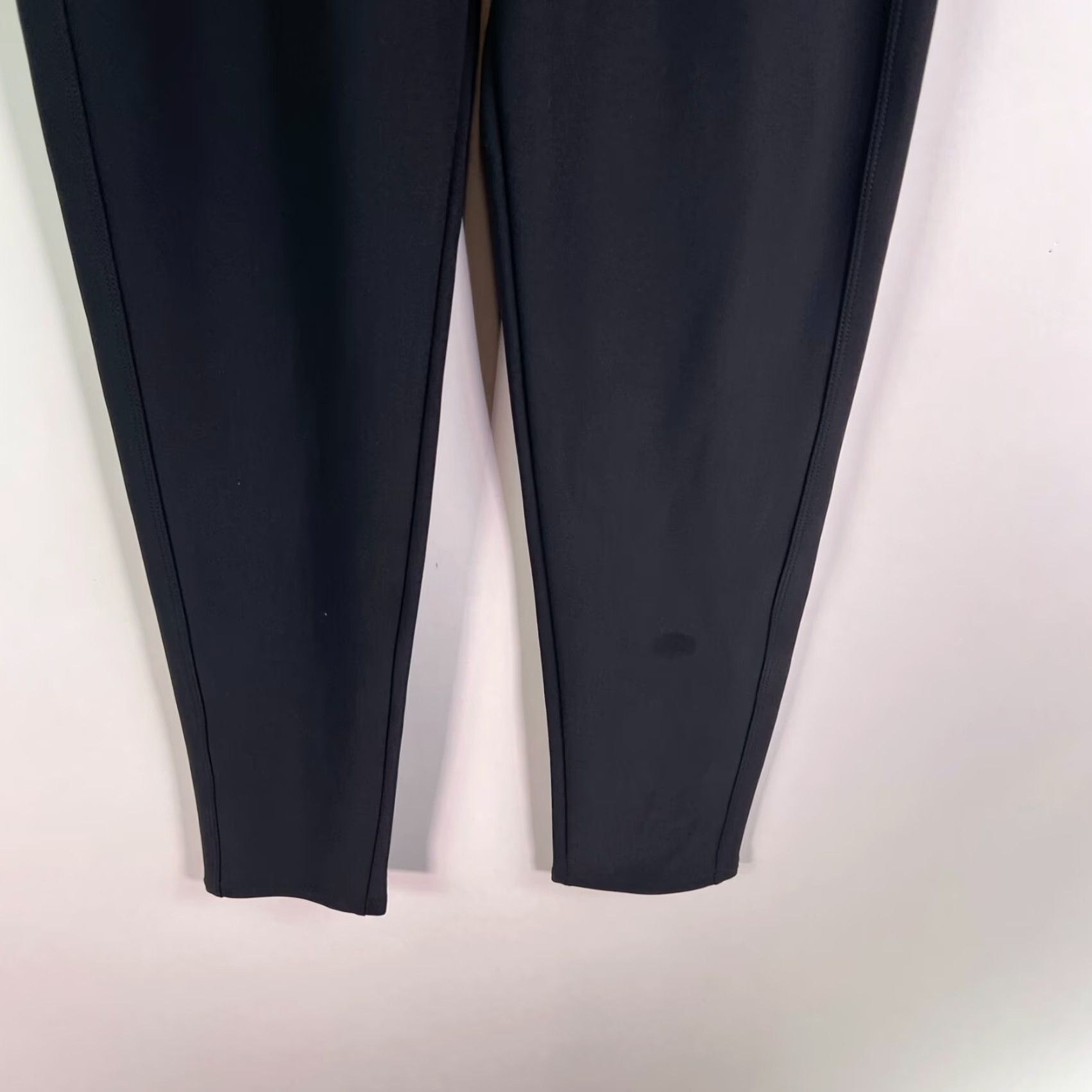 Vintage Conceited Knit Stretch Ankle Leggings Pants Womens Size L T 26X30 Black Size 36" / US 14 / IT 50 - 3 Thumbnail