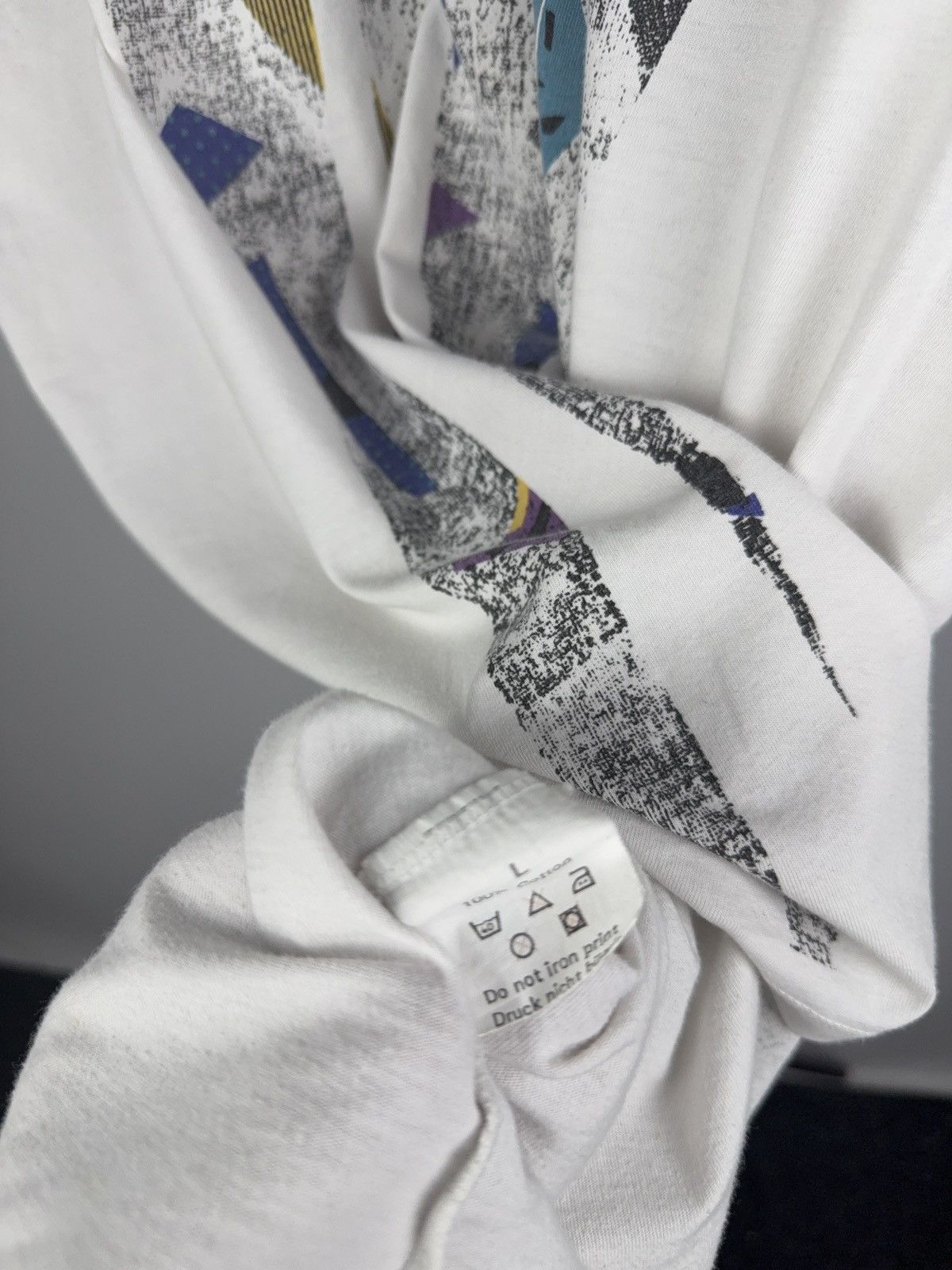 Asics Vintage Asics 90s Abstract Graphic Polo Shirt – Size L Size US L / EU 52-54 / 3 - 8 Thumbnail
