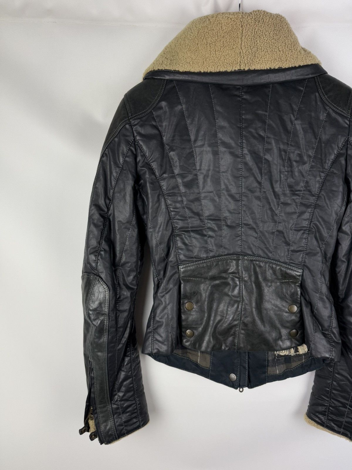 Matchless Matchless Ladies Motorcycle Biker Jacket Size 40 Size S / US 4 / IT 40 - 12 Thumbnail