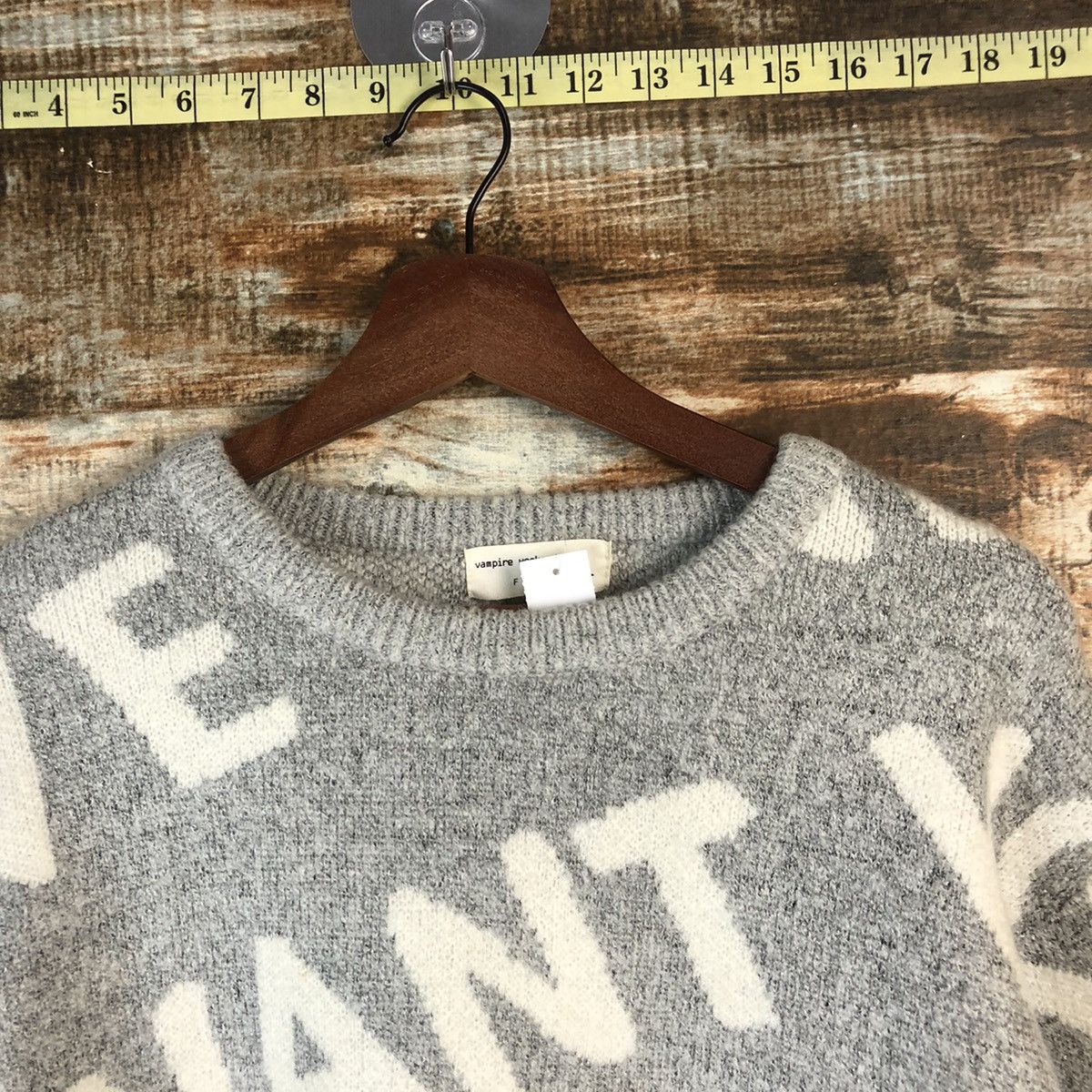 Homespun Knitwear × Japanese Brand DL Vampire Weekend Gray Sweaters #C749 Size US M / EU 48-50 / 2 - 3 Thumbnail