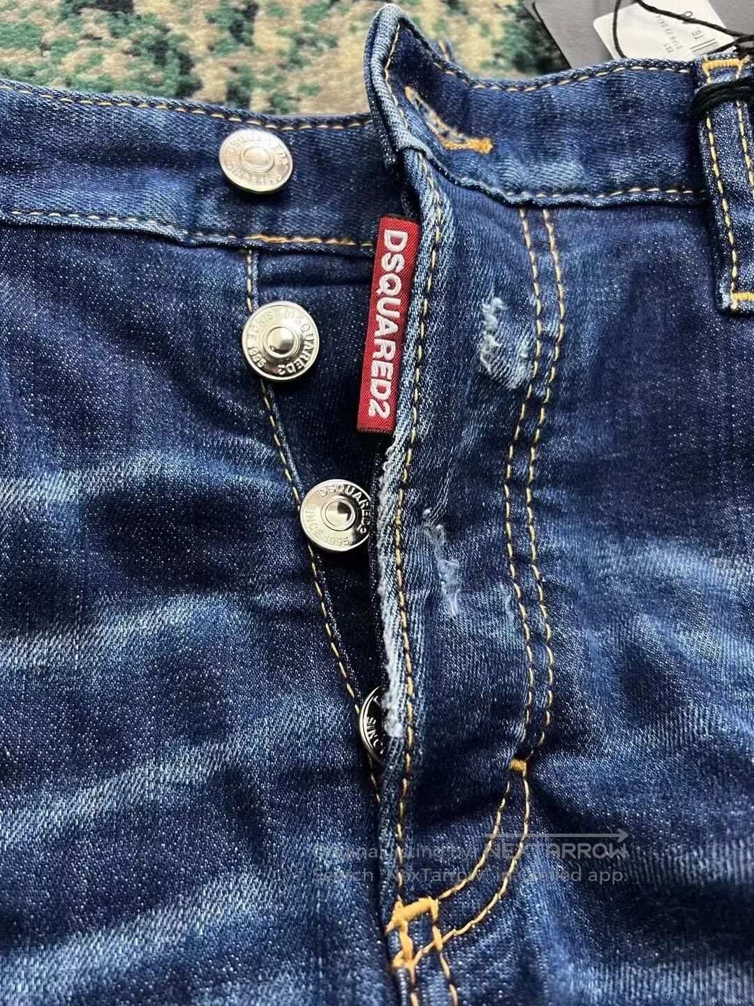 Dsquared2 Dsquared2 Blue Wash Skinny Fit Sailor Pants. Size US 36 / EU 52 - 3 Thumbnail