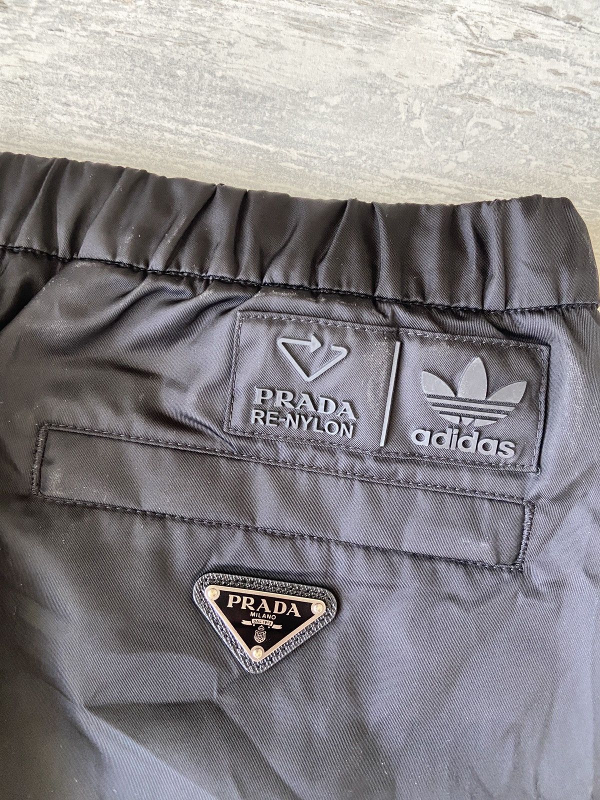 Adidas × Prada Prada x Adidas Re-Nylon Pants Black Size US 42 / EU 58 - 20 Thumbnail