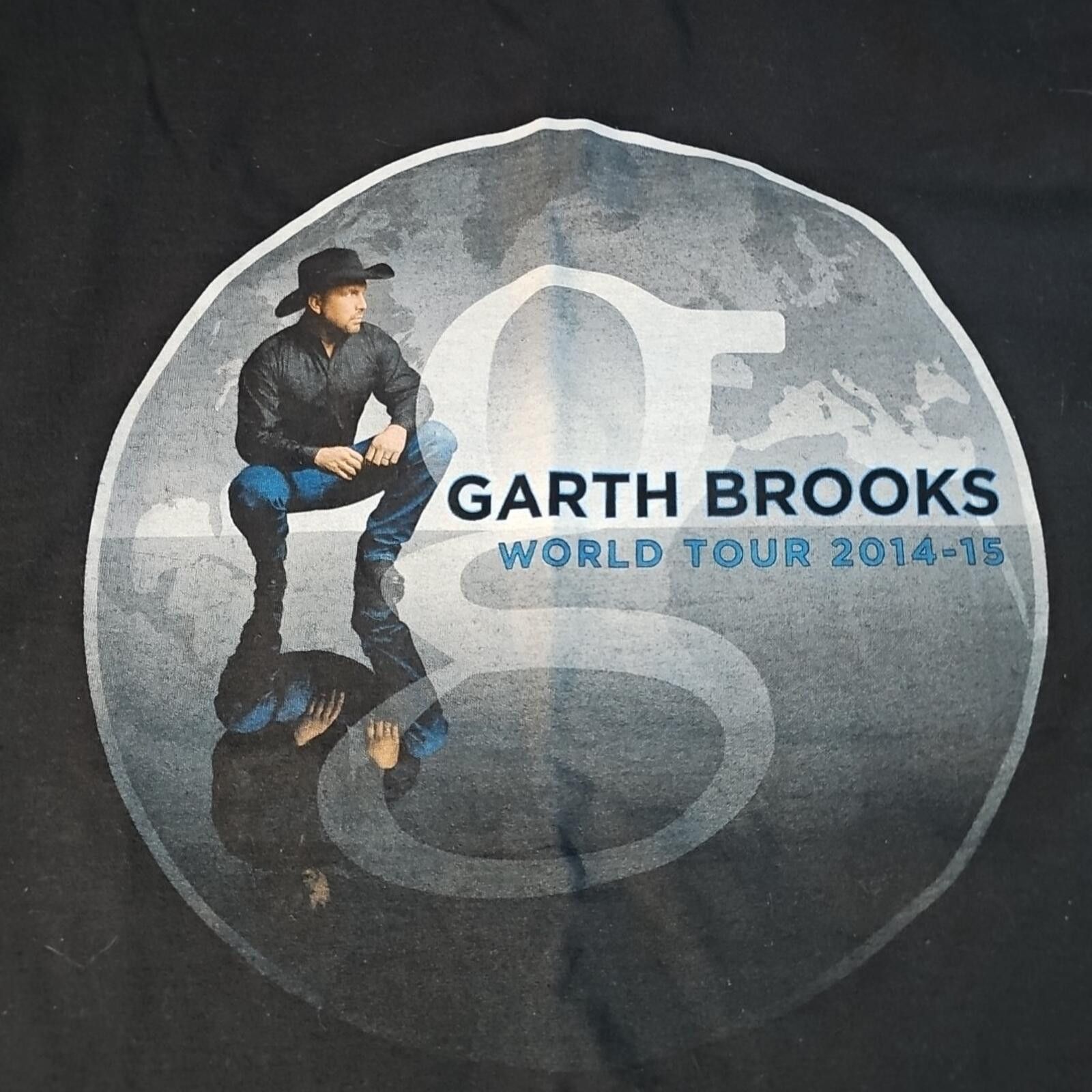 Tornado Mart Garth Brooks World Tour 2014-2015 Tshirt Hanes Beefy L Size US L / EU 52-54 / 3 - 2 Thumbnail