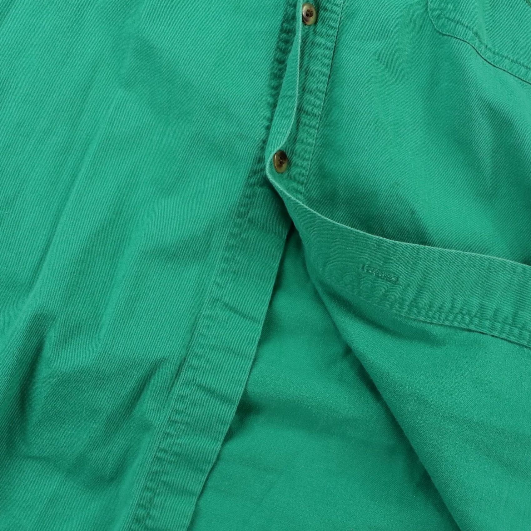 Bugle Boy VINTAGE Bugle Boy Shirt XL Green Embroidered Button-Up Short Sleeve Mens 80s 90s 00s Grunge Size US XL / EU 56 / 4 - 5 Thumbnail