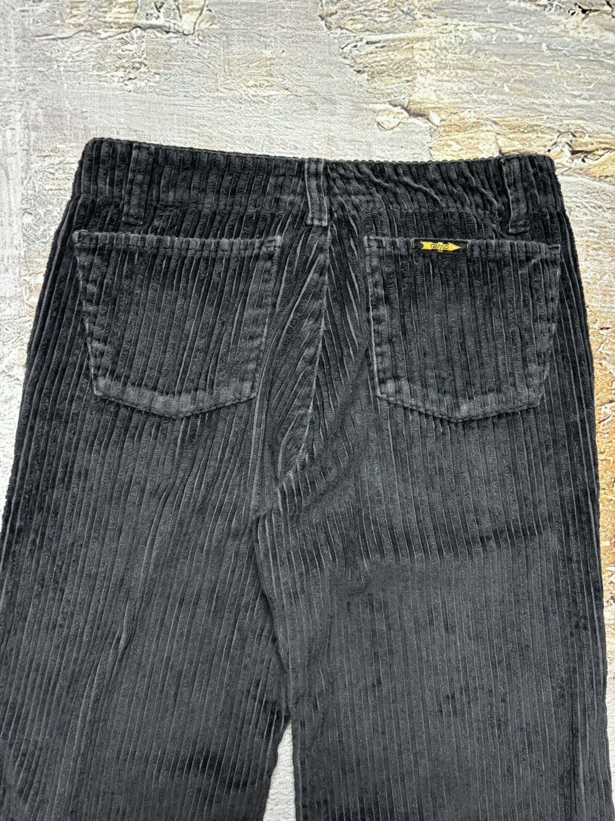 Vintage Flared velvet vintage wide pants Size 26" / US 2 / IT 38 - 8 Thumbnail
