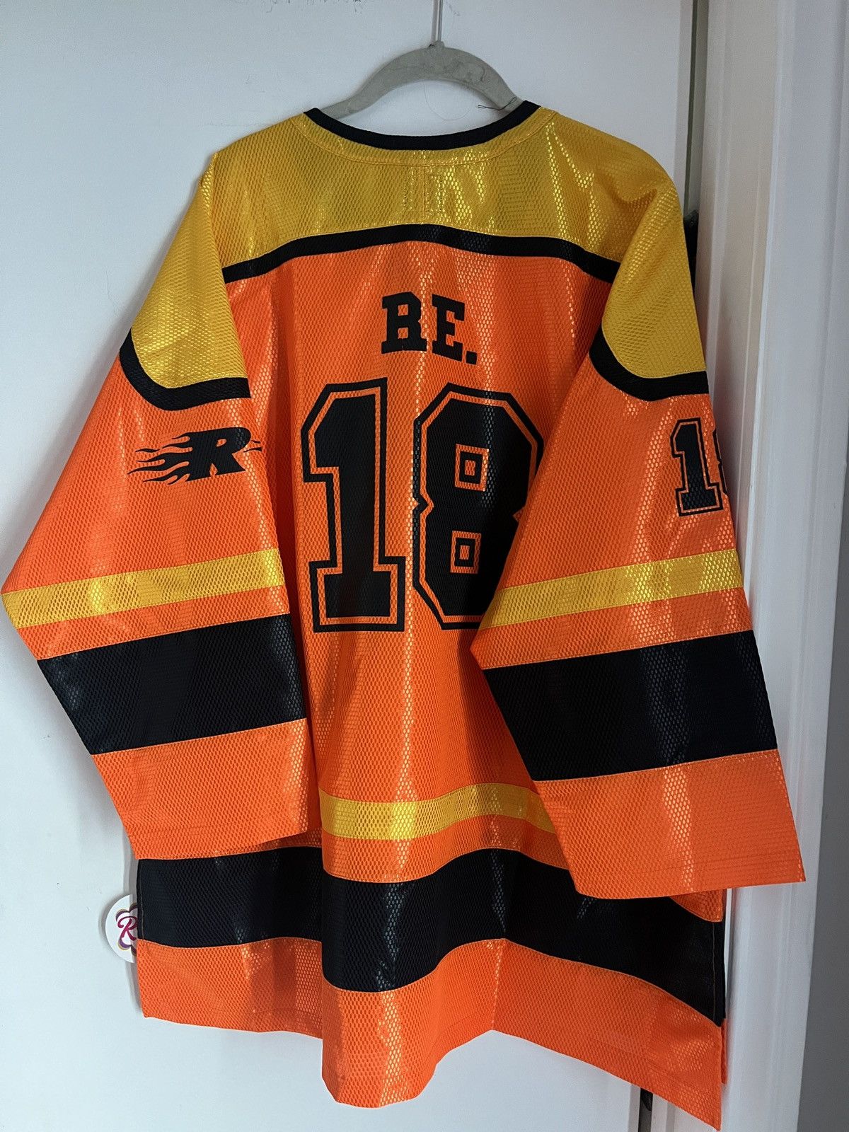 Japanese Brand NWT RE. Japanese Brand Safety Orange Super Kawaii Jersey OS Size ONE SIZE - 2 Thumbnail