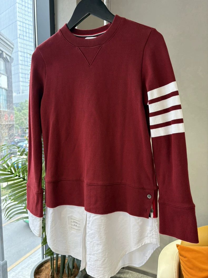 Thom Browne Thom Browne Two red fake hoodies Size XS / US 0-2 / IT 36-38 - 3 Thumbnail