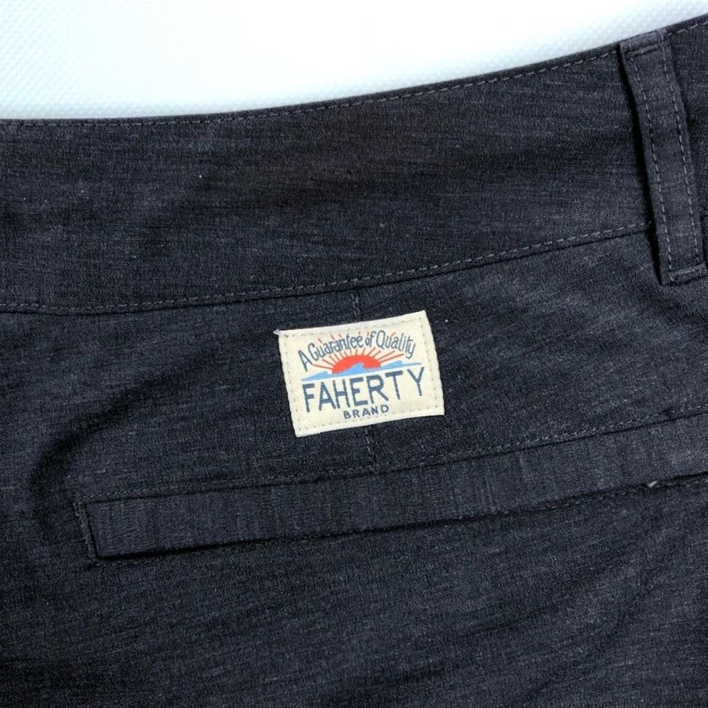 Faherty Faherty Men’s All Day Shorts Dark Heather Grey Performance Drawstring Waist 38 Size US 38 / EU 54 - 6 Thumbnail