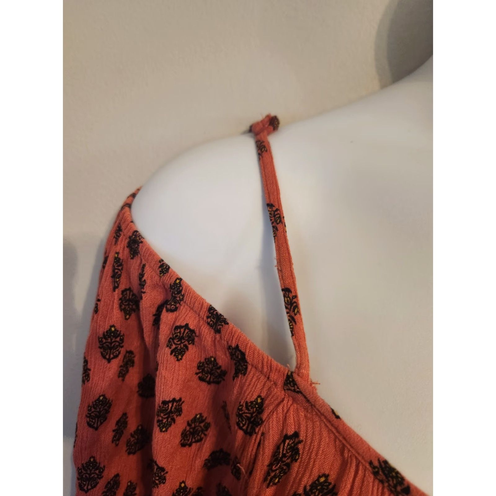 Vintage Indulge In Style Boho Print Short Dress Hippie 2X Plus Size XXL / US 16-18 / IT 52-54 - 4 Thumbnail