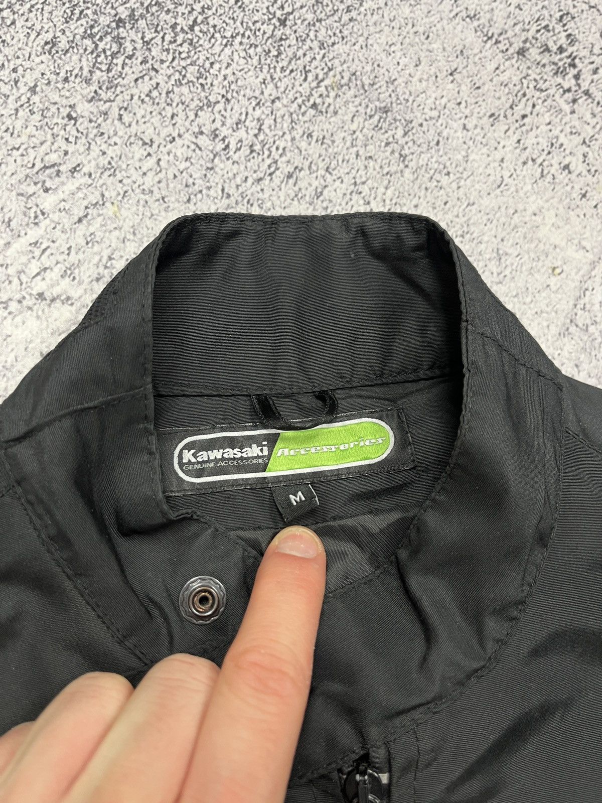Japanese Brand Vintage Y2K Kawasaki Racing Jacket Moto Big Logo Hype Rare Size M / US 6-8 / IT 42-44 - 7 Thumbnail