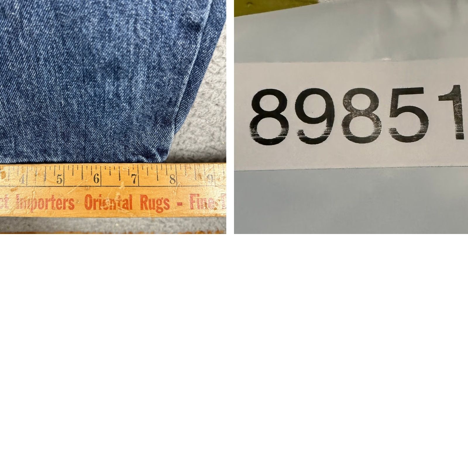 Levi's Levi 550 Jeans Mens 44X30 Blue Relaxed Fit Tapered Leg Red Tab 5 Pocket Denim Size US 44 / EU 60 - 8 Thumbnail