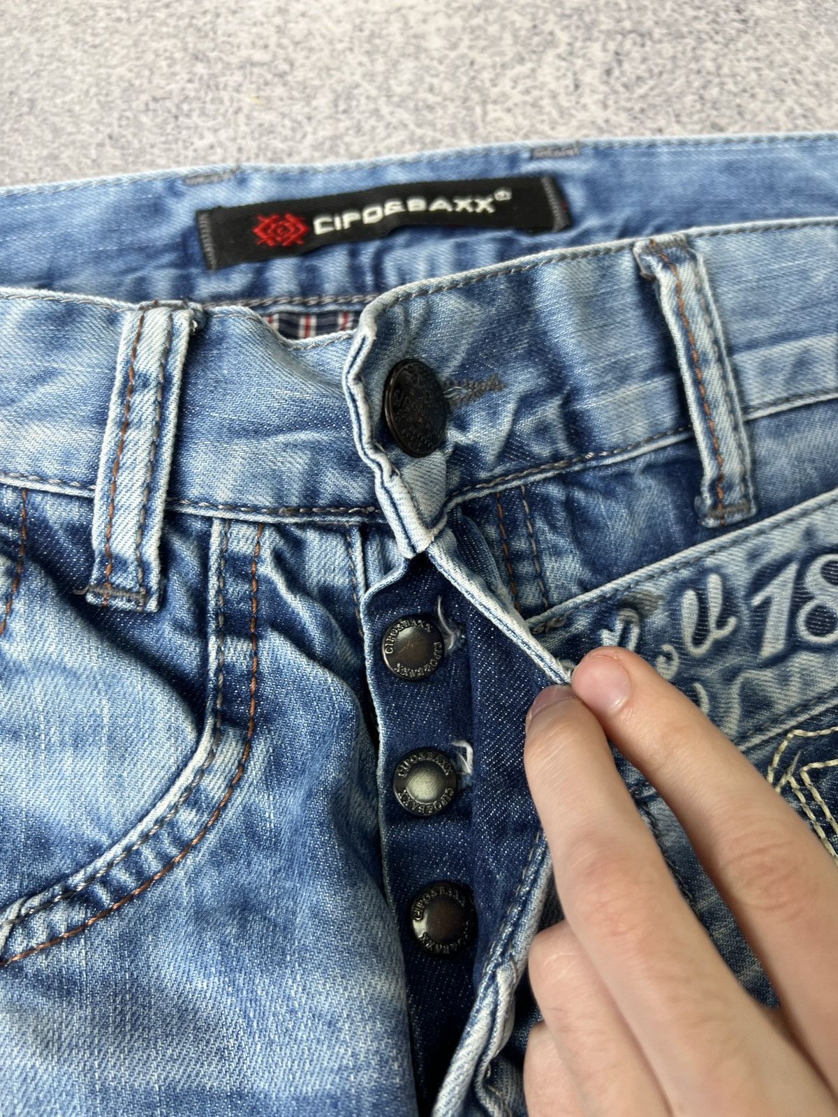 Japanese Brand × Vintage Vintage Cipo&Baxx Japanese Archival Rare jeans Size US 31 - 10 Thumbnail