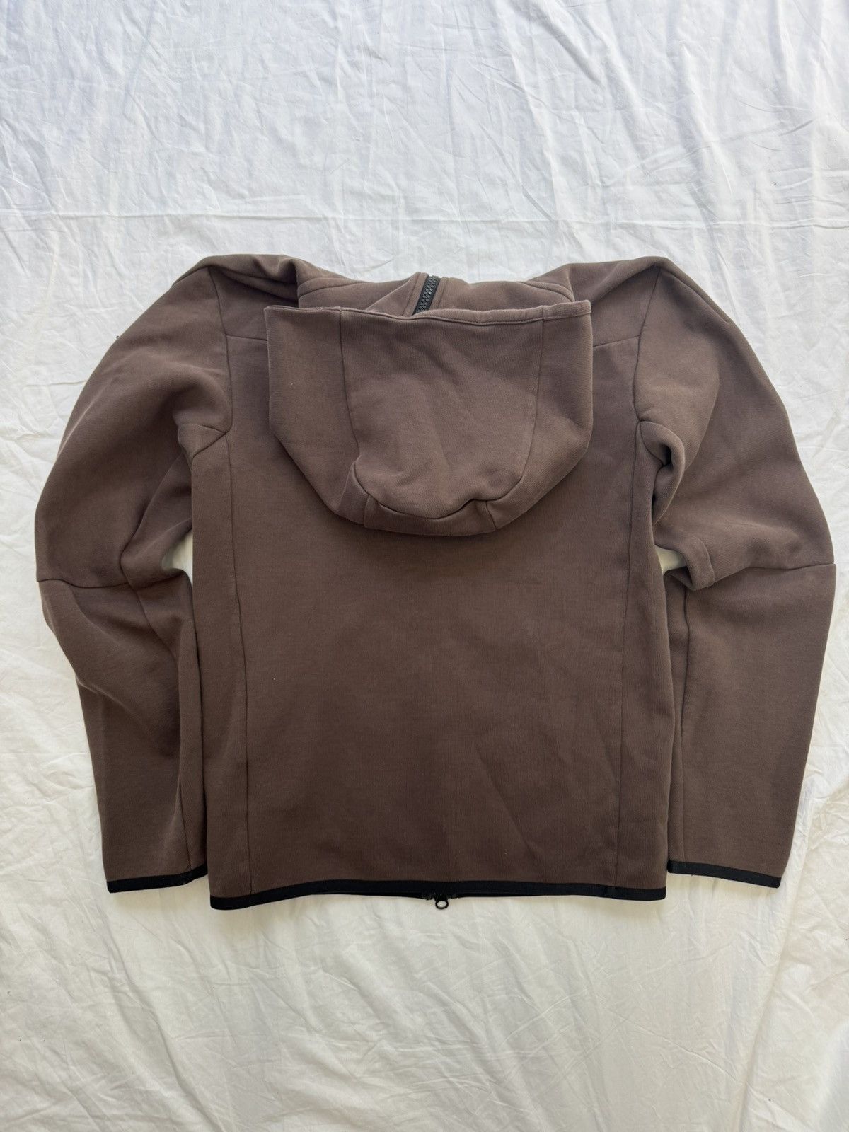 Nike Rare Chocolate Brown Nike Tech Fleece Zip Up Hoodie Size US XS / EU 42 / 0 - 6 Thumbnail