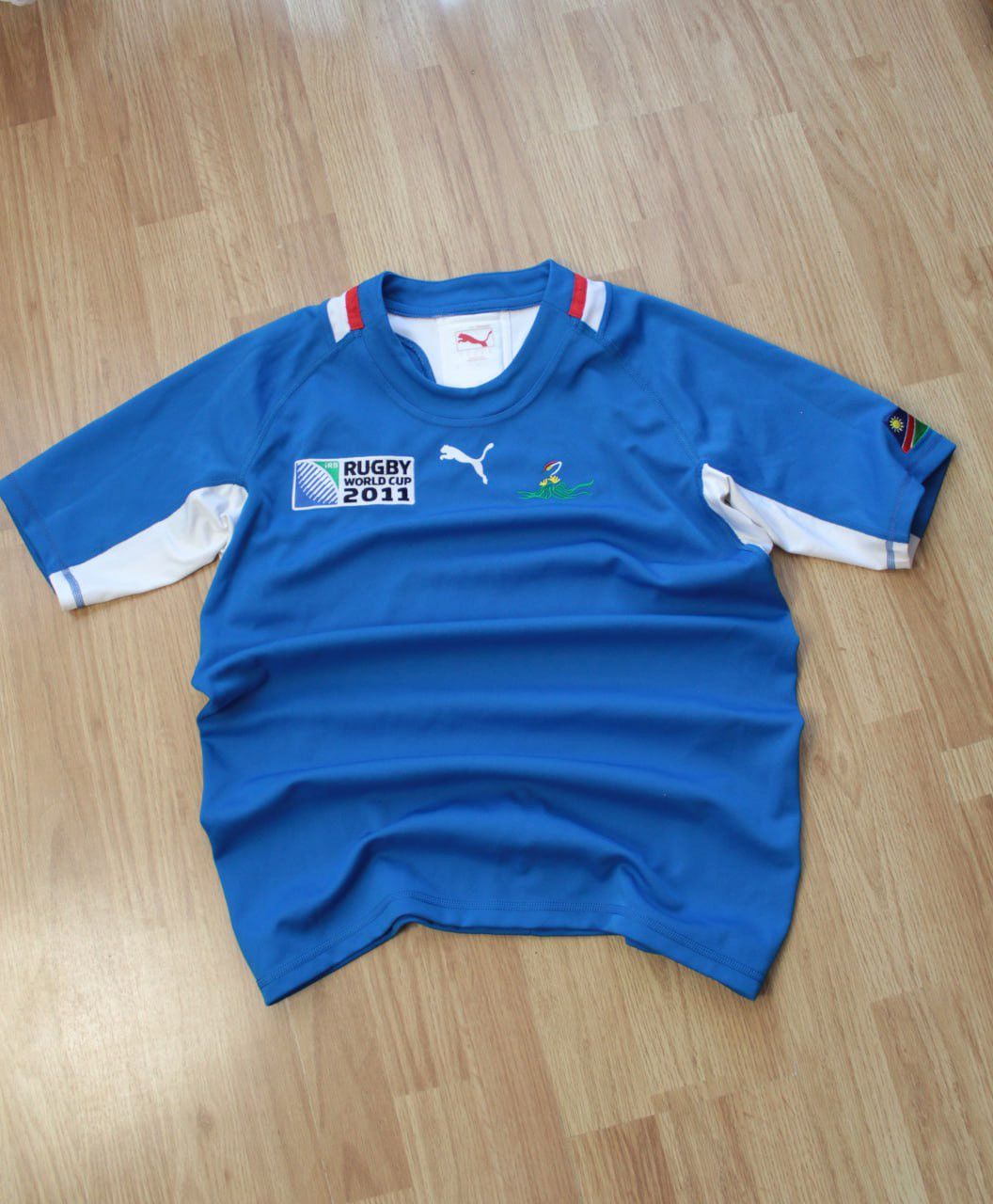 Puma 🔥 Namibia Puma IRB Rugby World Cup 2011 Jersey T Shirt Size US L / EU 52-54 / 3 - 1 Thumbnail