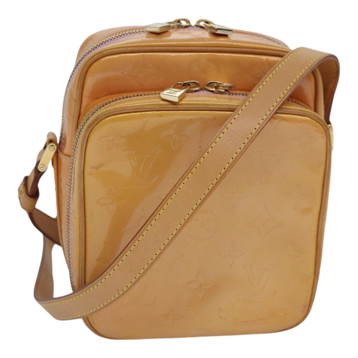 Wooster Beige Patent Leather Shoulder Bag (Pre-Owned)