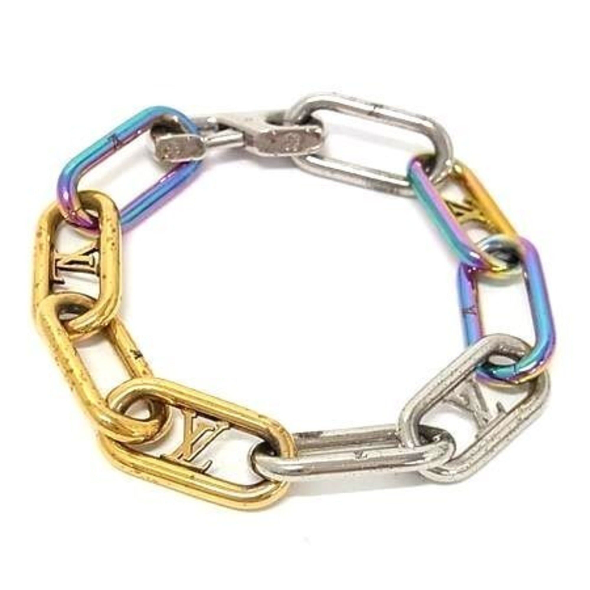 Louis Vuitton Louis Vuitton Bracelet Signature Chain M80178 Multicolor Metal Men's Size ONE SIZE - 1 Thumbnail