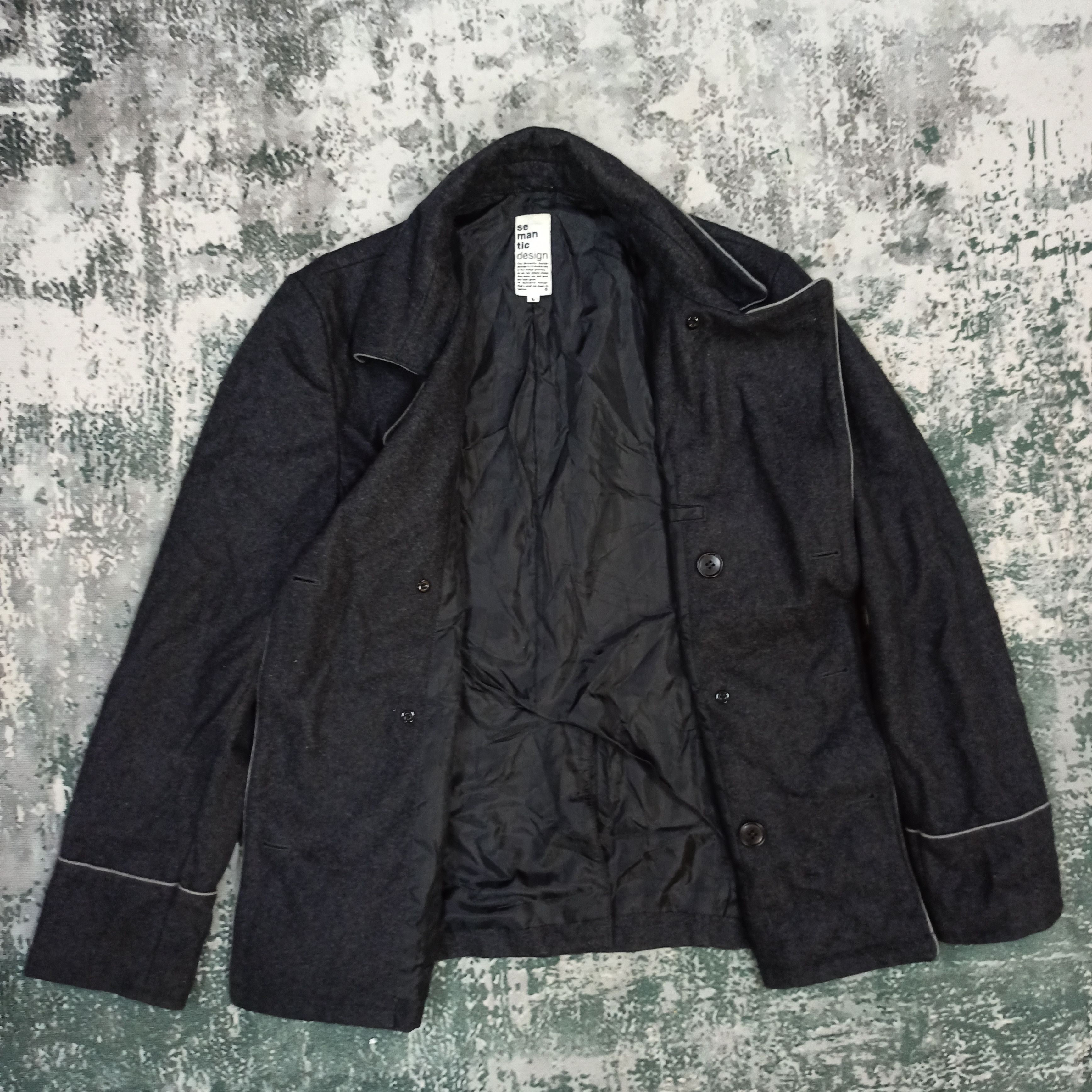 semanticdesign Semantic Design Double-Breasted Jacket - Size L Size US L / EU 52-54 / 3 - 6 Thumbnail