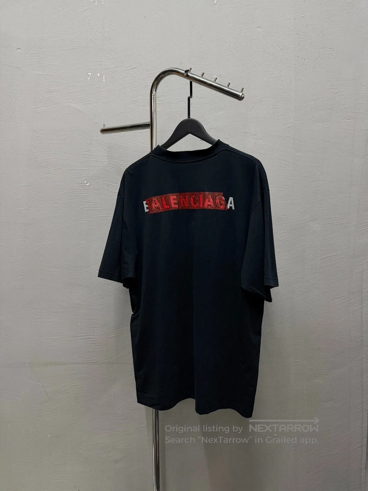 Balenciaga balenciaga short sleeve logo t-shirt black. Size US M / EU 48-50 / 2 - 2 Thumbnail