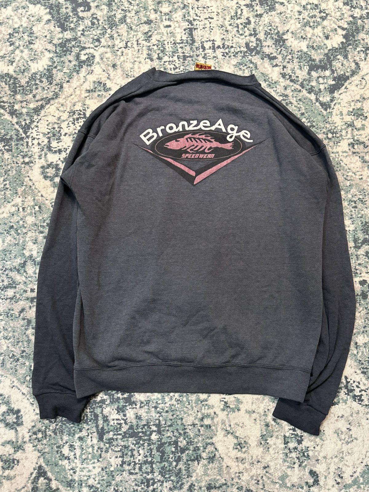 Vintage 1980 - Vintage Bronze Age Skateboards Sweatshirts Fishbone Size US L / EU 52-54 / 3 - 14 Thumbnail