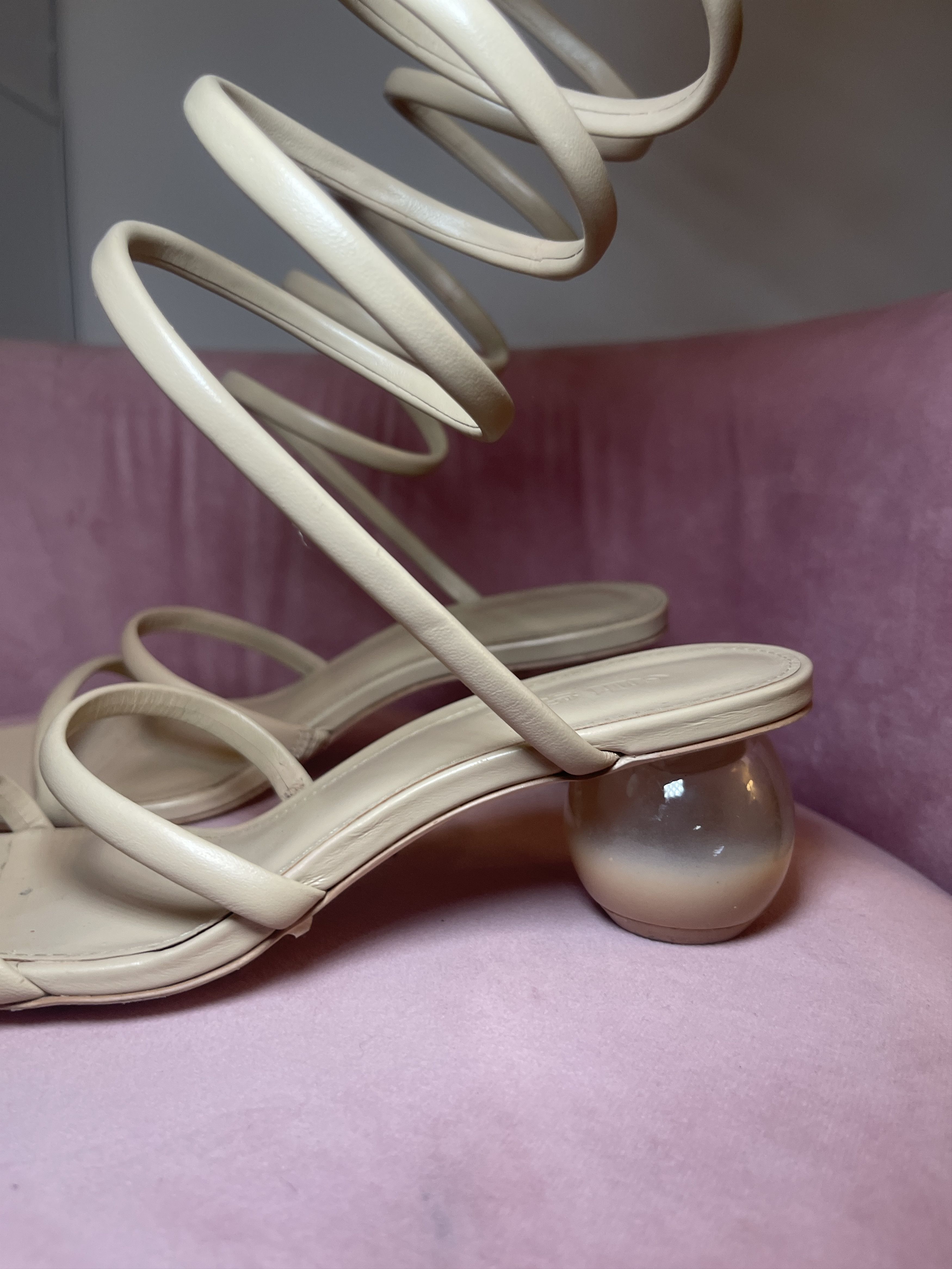 Cult Gaia Cult Gaia Freya Wraparound Ankle Strap Sandals Size US 6.5 / IT 36.5 - 2 Thumbnail