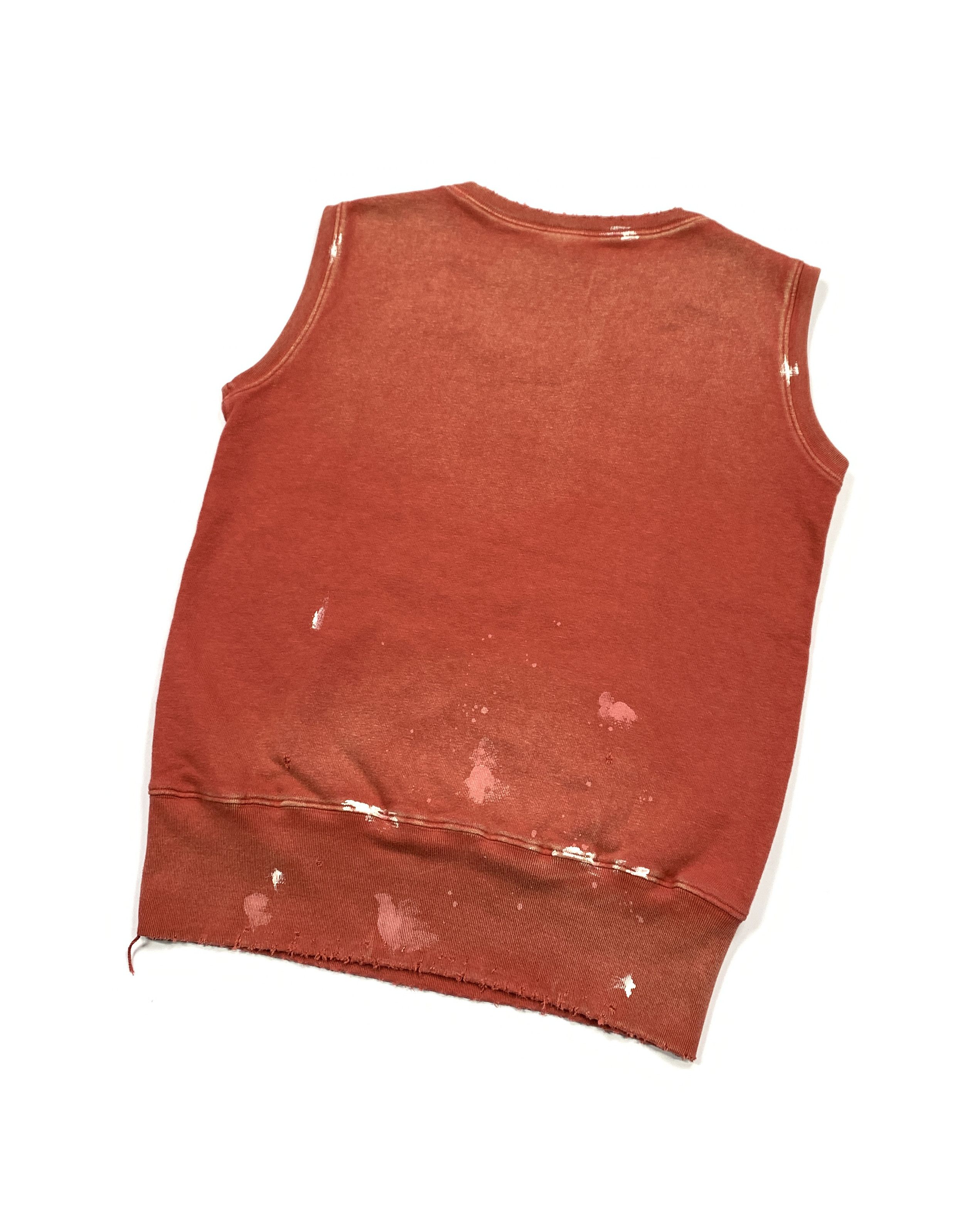 Kapital Painter Sweatshirt Vest - Sun-faded / Distressed / Repaired Size US L / EU 52-54 / 3 - 9 Thumbnail