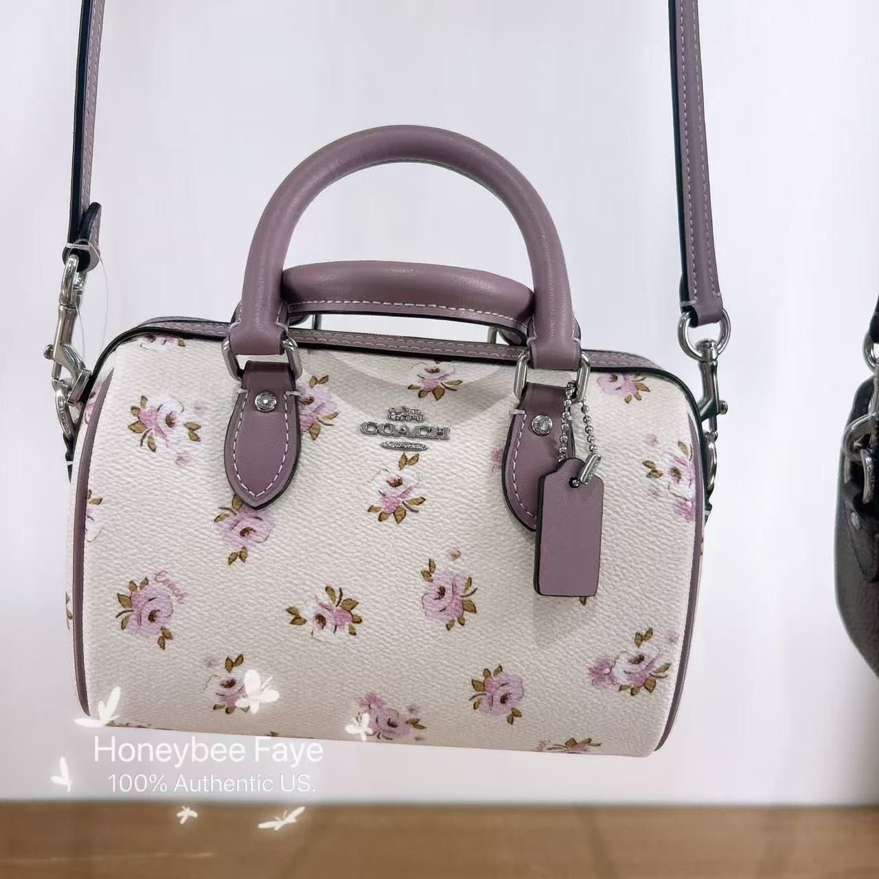 Coach NWT Coach Mini Rowan Crossbody Bag With Floral Print CAL69 Size ONE SIZE - 2 Thumbnail