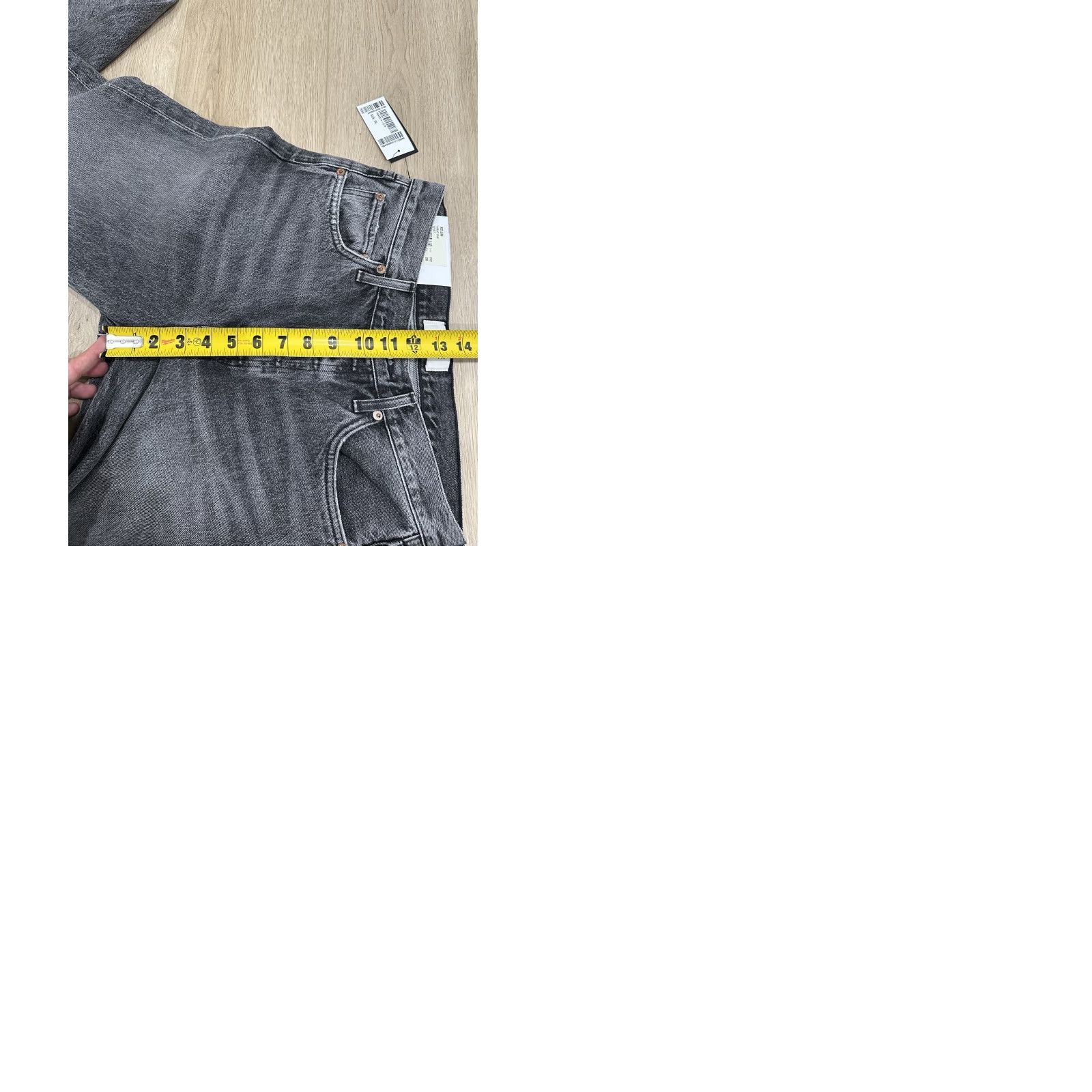 Agolde NWT AGOLDE 90's Jeans Straight SZ 29 Gray Womens Jeans | Crop Style, Mid-rise, Loose Straight, 28.5 Inseam, 90s Theme Size 29" - 10 Thumbnail