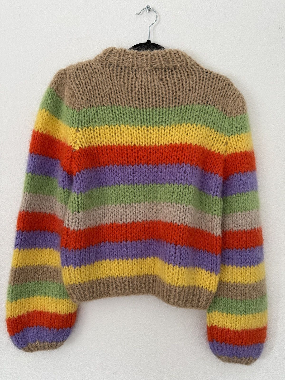 Ganni GANNI Julliard wool multicolored knitted sweater Size M / US 6-8 / IT 42-44 - 2 Thumbnail