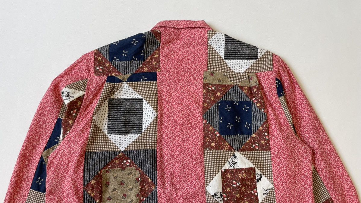 Bode Patch Work Quilt Patterned Boxy Shirt Size US L / EU 52-54 / 3 - 15 Thumbnail