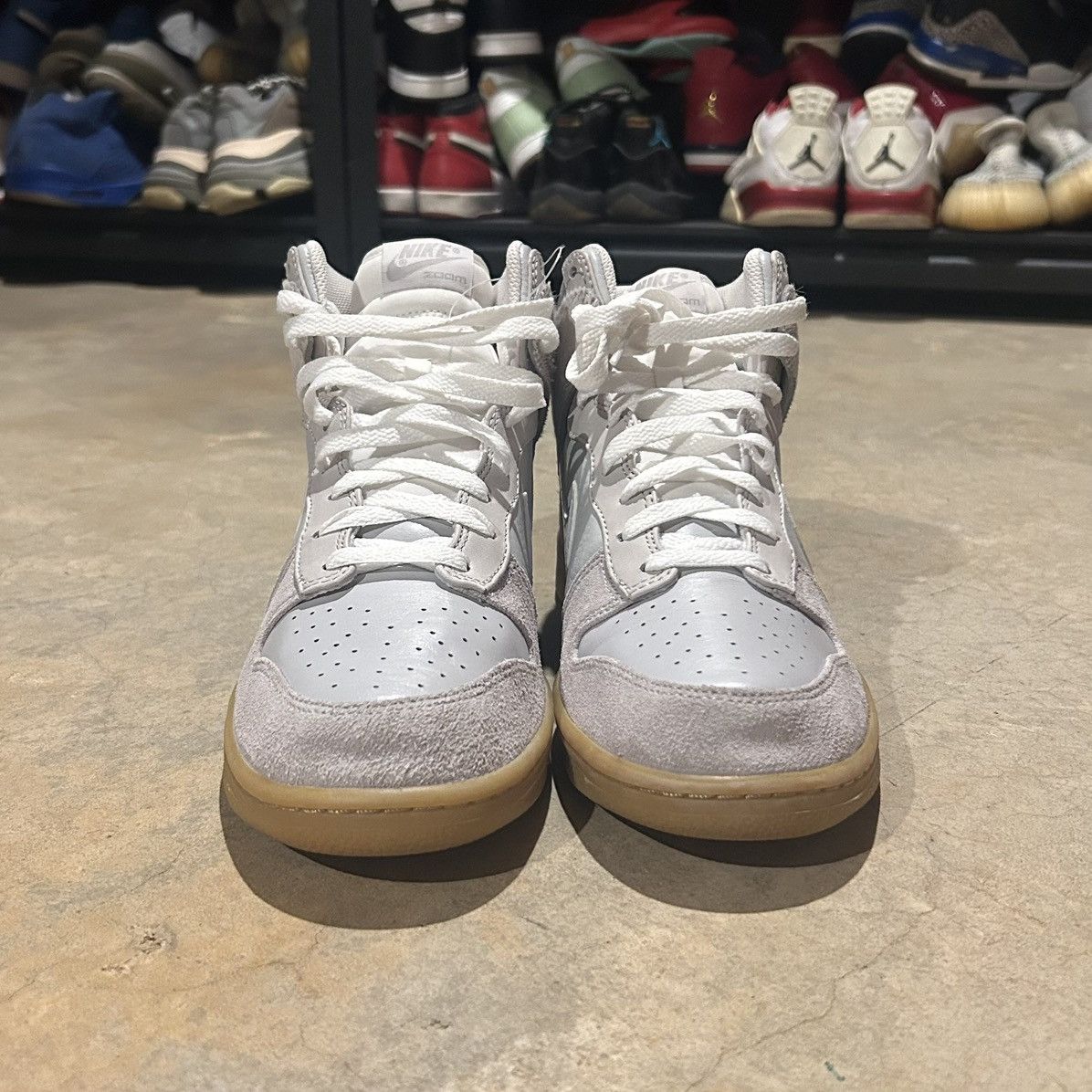 Nike × Nike SB Nike Dunk High Premium Neutral Grey Pony Hair 2008 US 9 Size US 9 / EU 42 - 6 Thumbnail