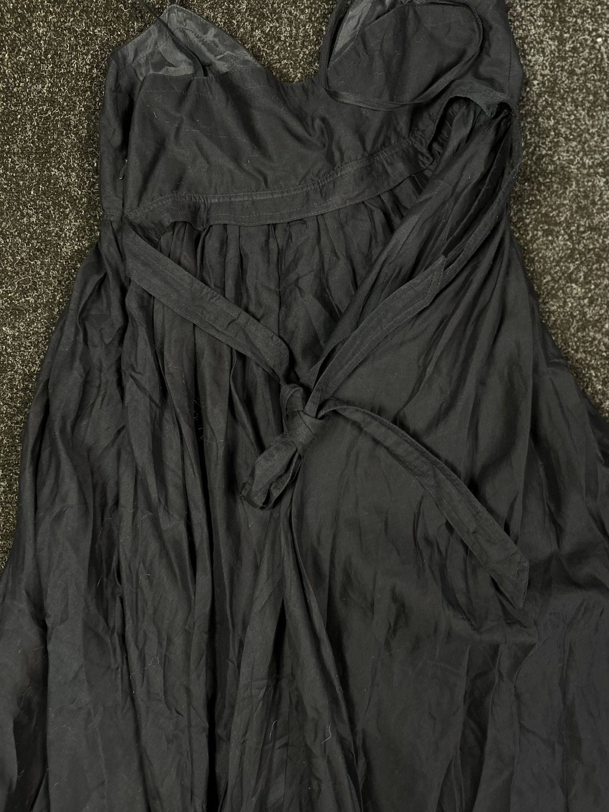 Burberry Burberry Dark Blue Blend Dress Flowy Midi Size S Size S / US 4 / IT 40 - 8 Thumbnail