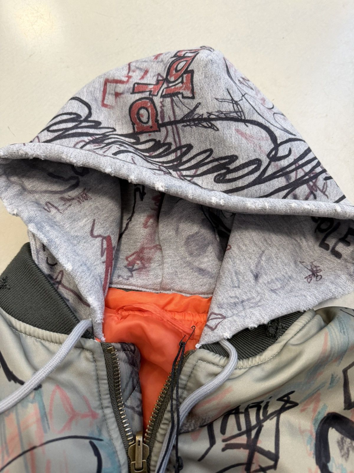 Mowalola Mowalola Graffiti Bomber Size US XL / EU 56 / 4 - 3 Thumbnail