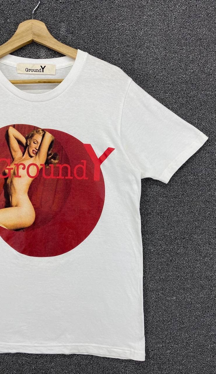 Yohji Yamamoto Vintage Yohji Yamamoto Ground Y Naked Sexy Printed T Shirts Size US M / EU 48-50 / 2 - 3 Thumbnail