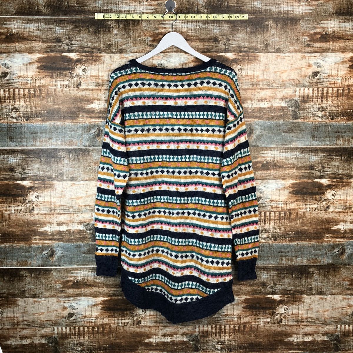 Disney × Homespun Knitwear × Mickey Mouse H&M Disney mickey mouse Brown Knitwear #A2049 Size XL / US 12-14 / IT 48-50 - 13 Thumbnail