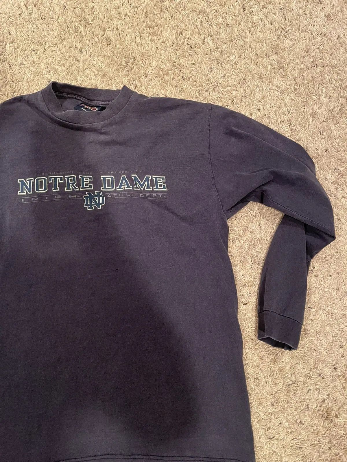 Champion Bundle: Notre Dame Logo Long Sleeve and Sweatshirt Size US L / EU 52-54 / 3 - 3 Thumbnail