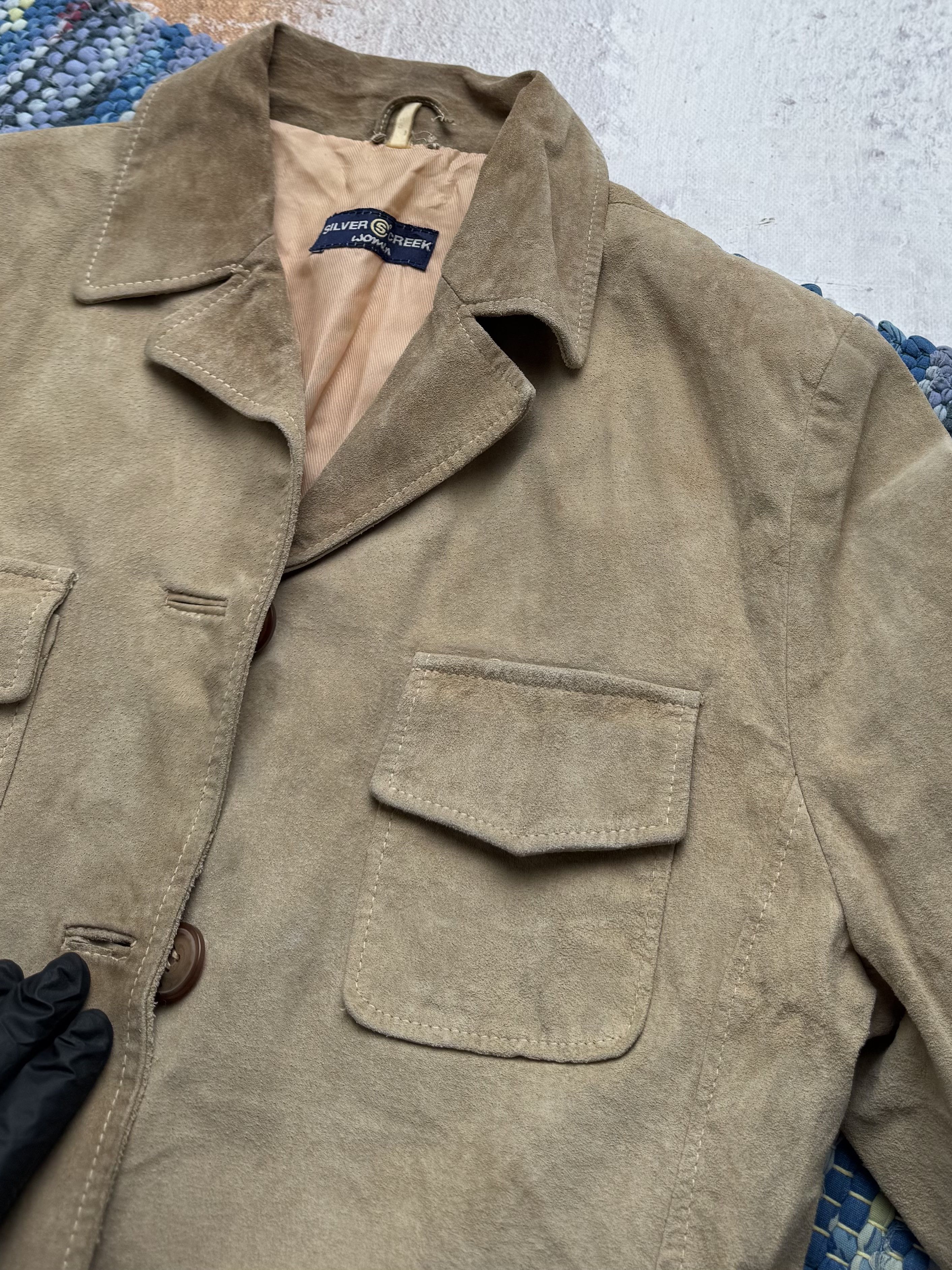 Vintage Vintage Real Pig Suede Jacket With Belt A8(V1)D15 Size L / US 10 / IT 46 - 9 Thumbnail