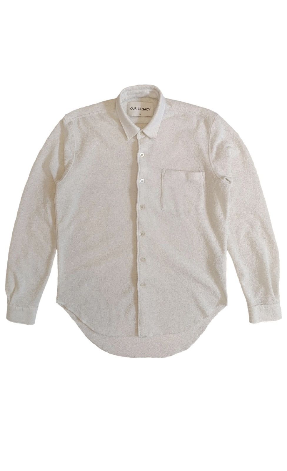 Our Legacy Our Legacy Terry Cotton Shirt Size US S / EU 44-46 / 1 - 1 Thumbnail