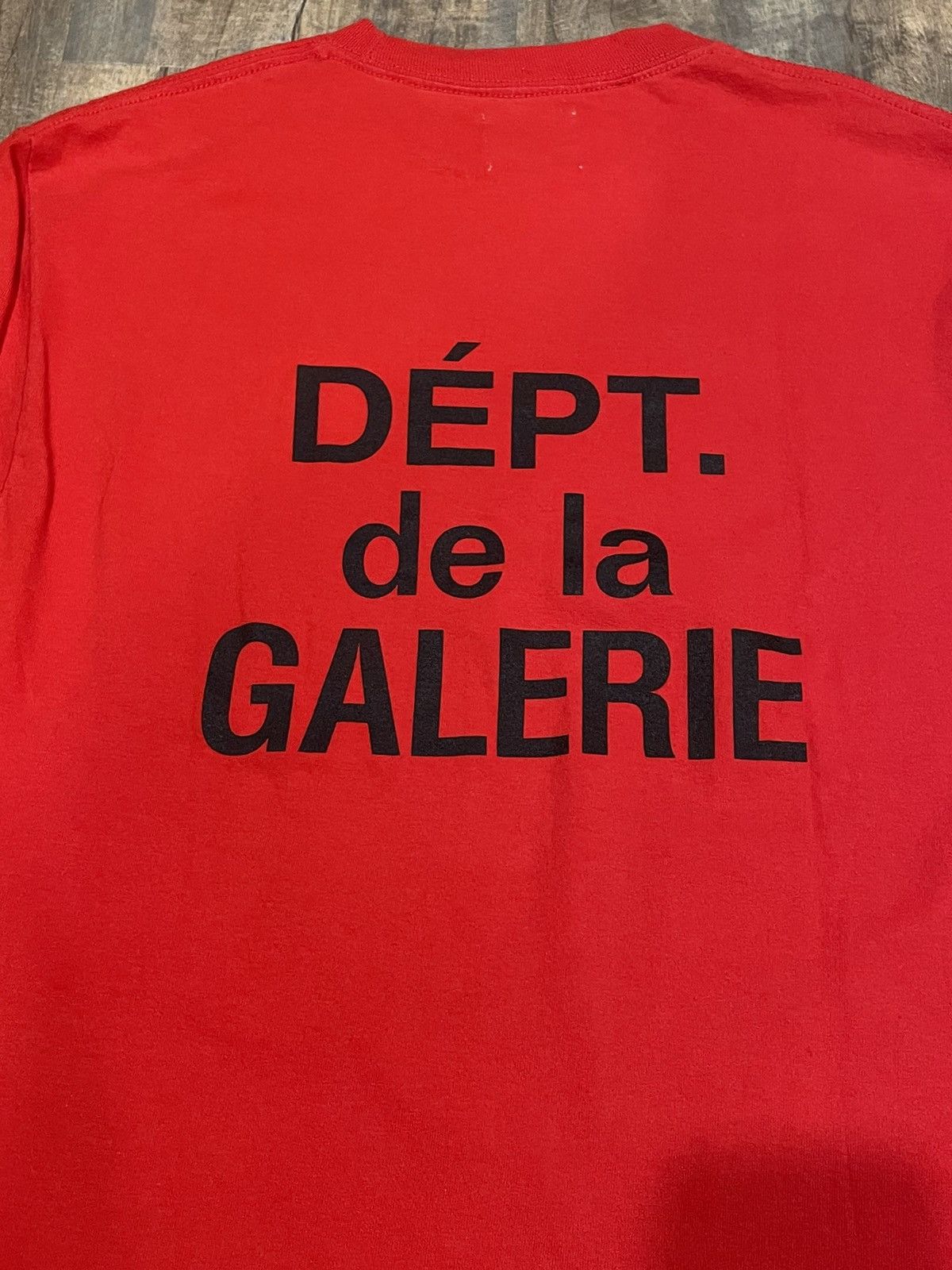 Gallery Dept. RARE Gallery Dept French Collector Souvenir Logo Red L/S Tee Size US S / EU 44-46 / 1 - 6 Thumbnail
