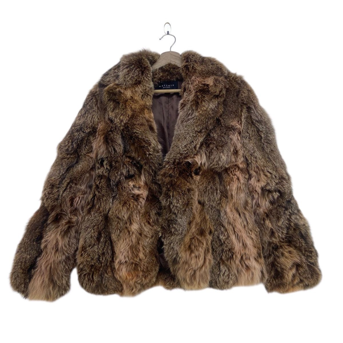 Japanese Brand Italian Materia Milano Mink Fur Coat Size XS / US 0-2 / IT 36-38 - 3 Thumbnail