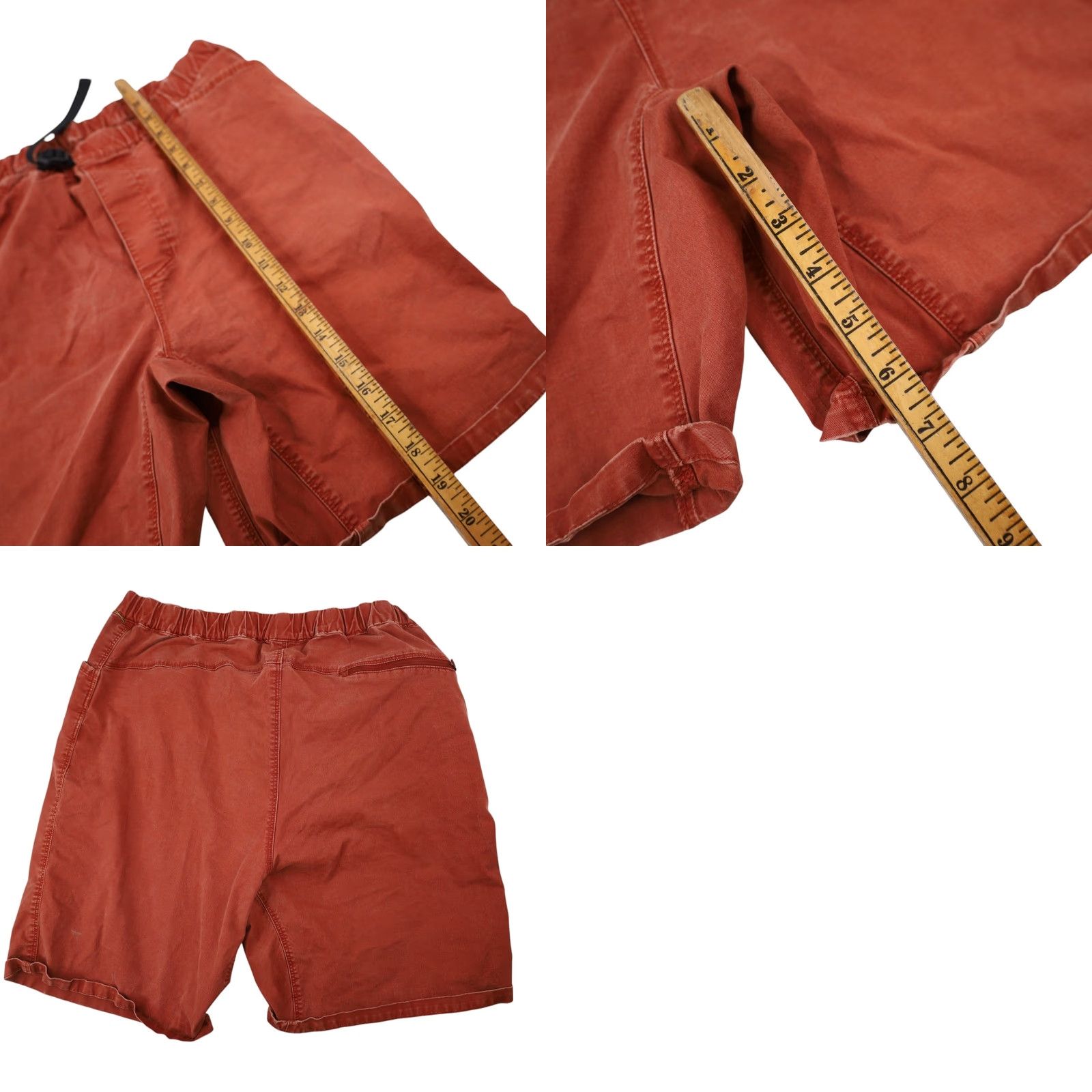 Mountain Hardwear VINTAGE Mountain Hardwear Burt Orange Adventure Shorts Mens Large L Orange Cargo 90s Beachwear Boys Womens Size US 33 - 8 Thumbnail
