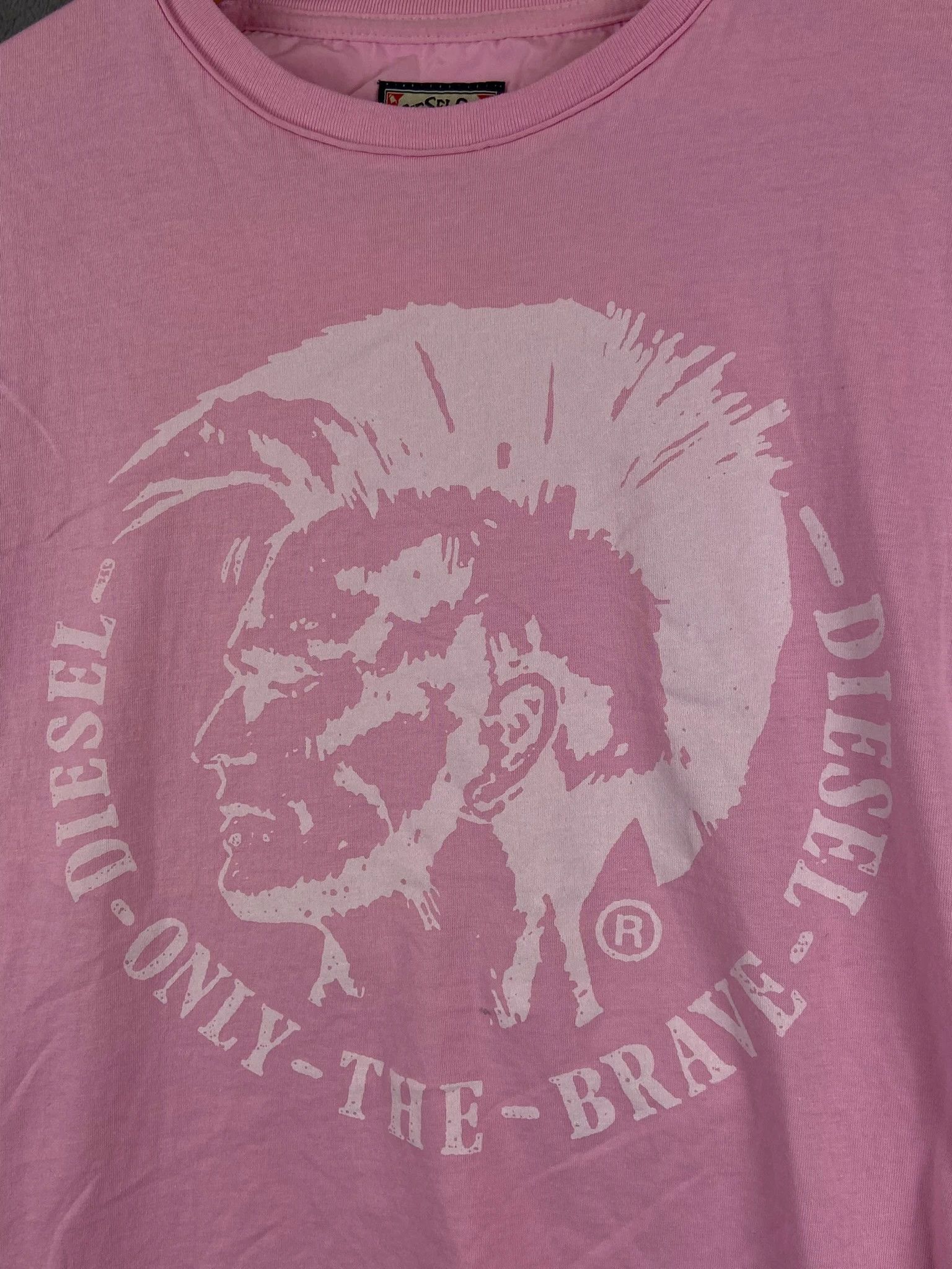 Diesel Diesel pink graphic t-shirt vintage spellout streetwear Size US S / EU 44-46 / 1 - 2 Thumbnail