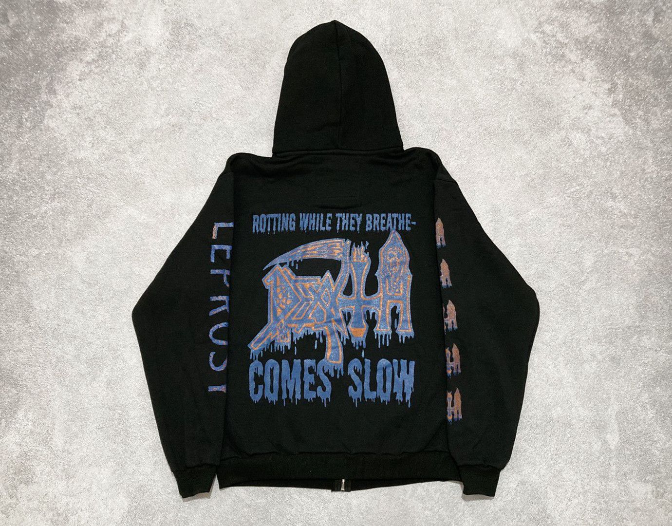 Band Tees Zip-hoodie Death Leprosy - metal band Size US XL / EU 56 / 4 - 6 Thumbnail