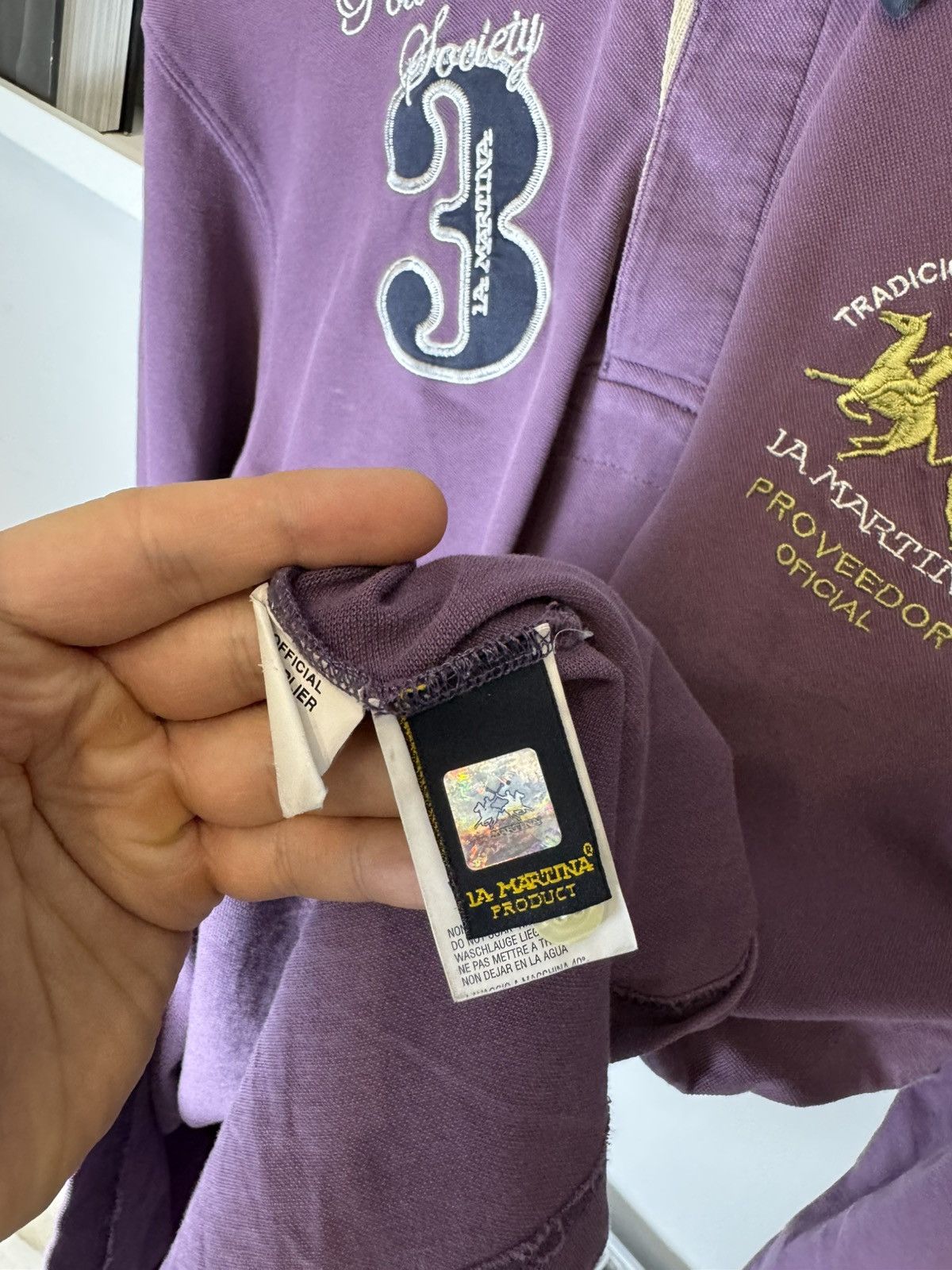 La Martina La Martina Luxury Long sleeve Polo T-Shirt Designer hype Size US XL / EU 56 / 4 - 6 Thumbnail