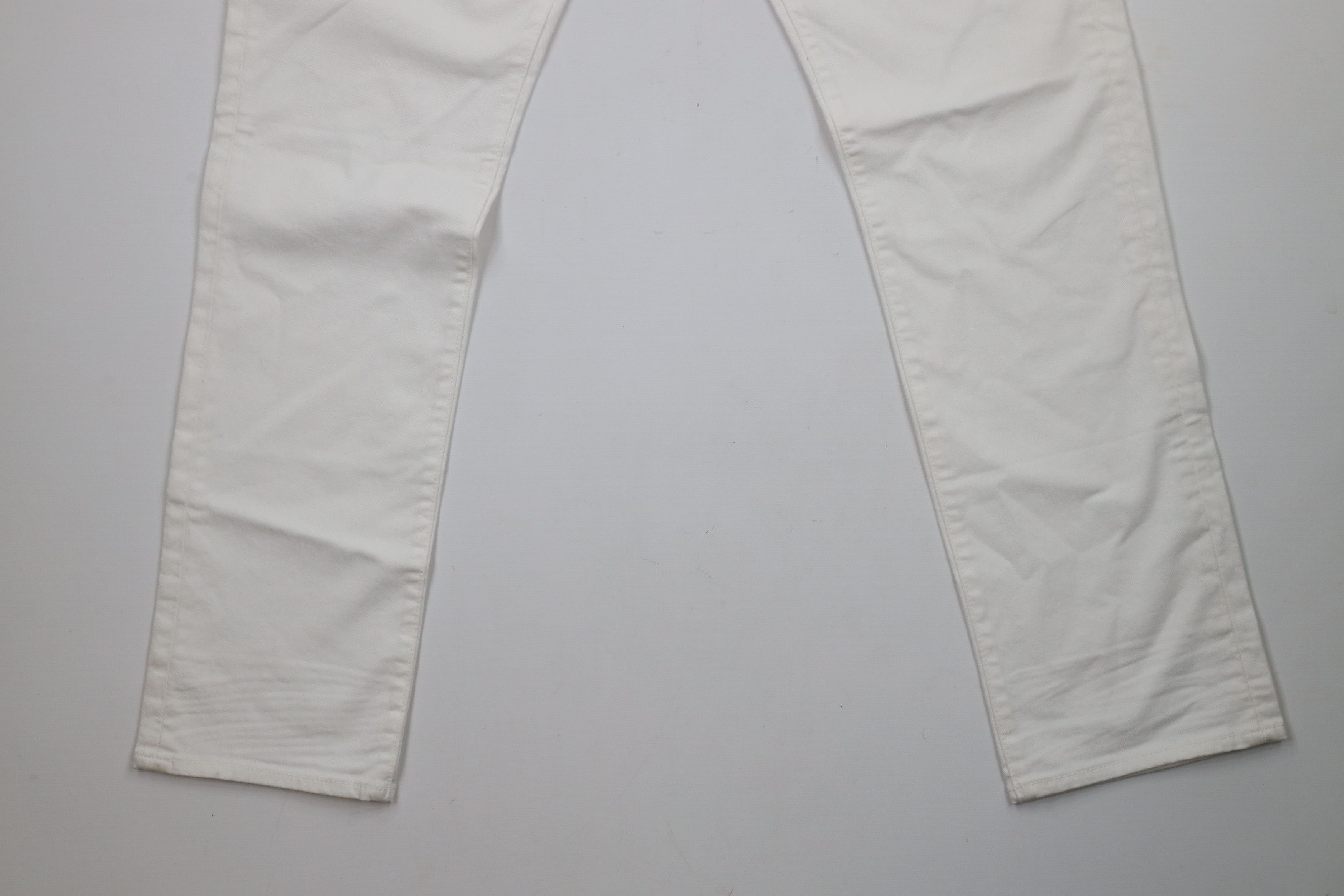 Gap × Vintage Deadstock Vintage Y2K Gap Fit Stretch Denim Jeans White Size US 33 - 4 Thumbnail