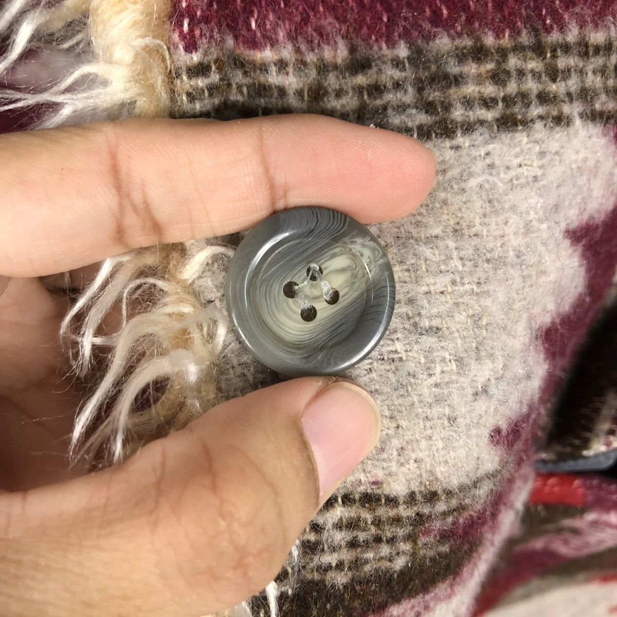 Japanese Brand 📌Vtg Long Jacket Wool Pret Pul Mermaid Navajo Native Design Size US M / EU 48-50 / 2 - 18 Thumbnail