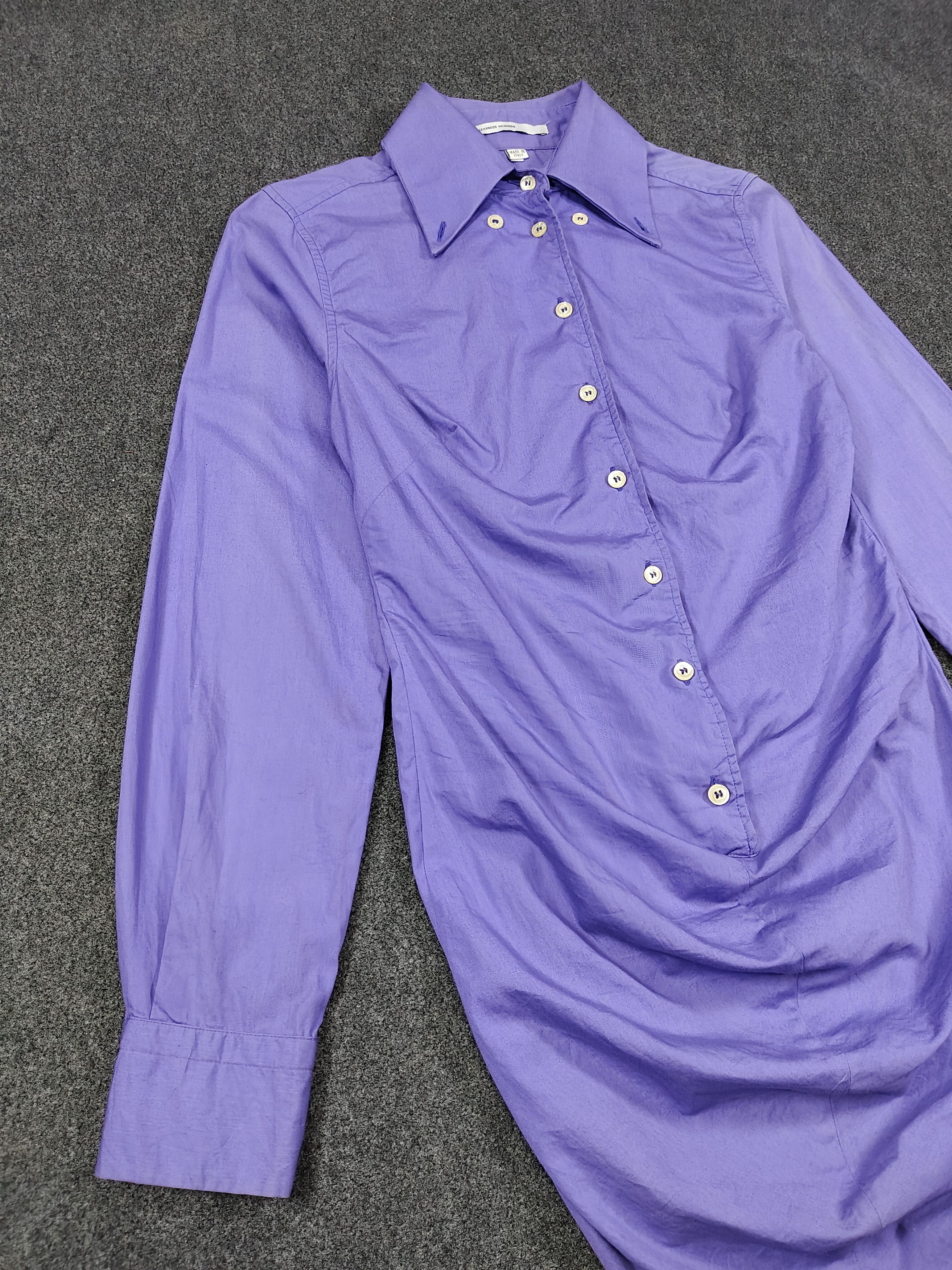 Alexander McQueen ARCHIVED- 90s Alexander McQueen 3D Shaped Bustel Shirt Size M / US 6-8 / IT 42-44 - 8 Thumbnail