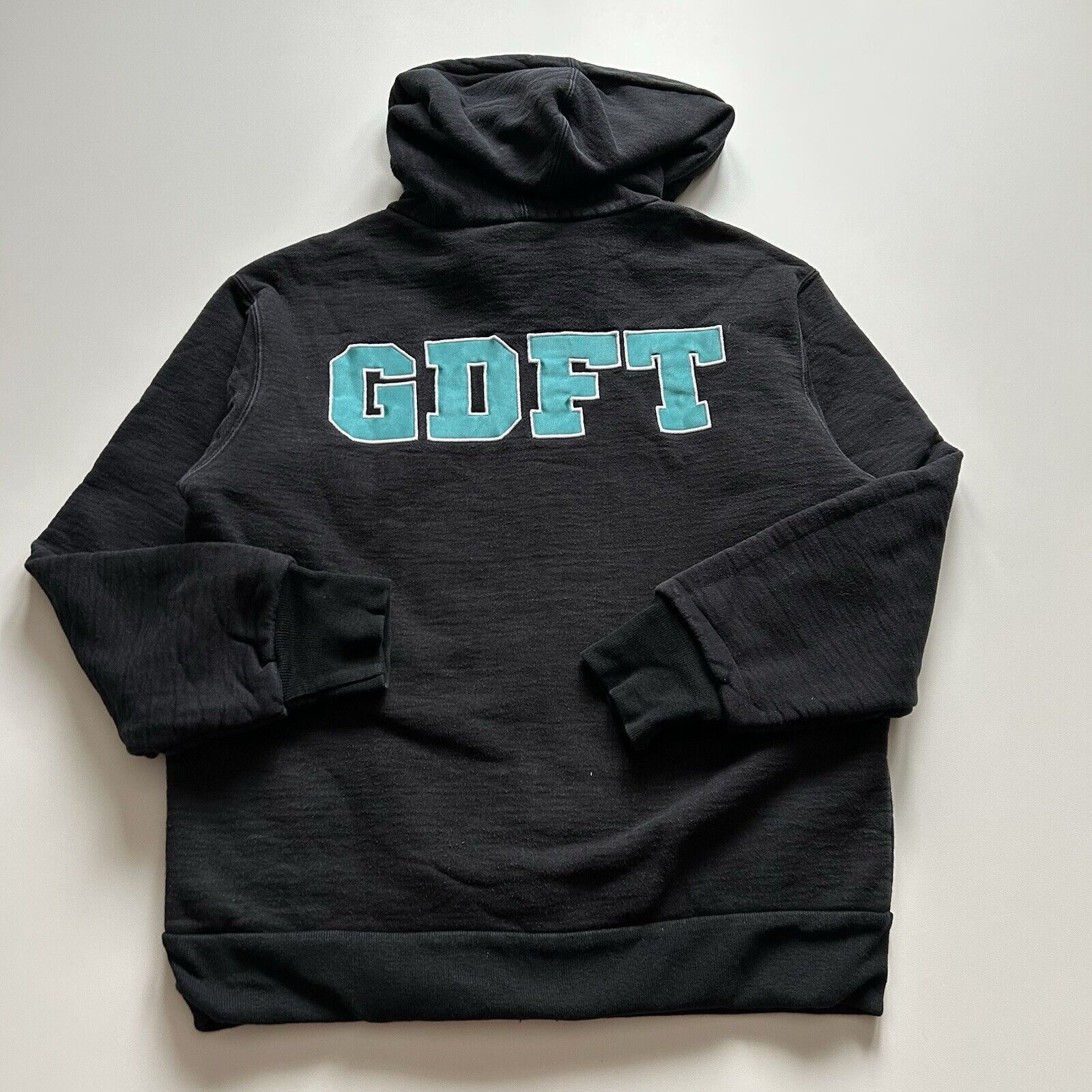 Vintage Vintage Good Foot GDFT Embroidered Zip Up Hoodie Small Black Size US S / EU 44-46 / 1 - 3 Thumbnail