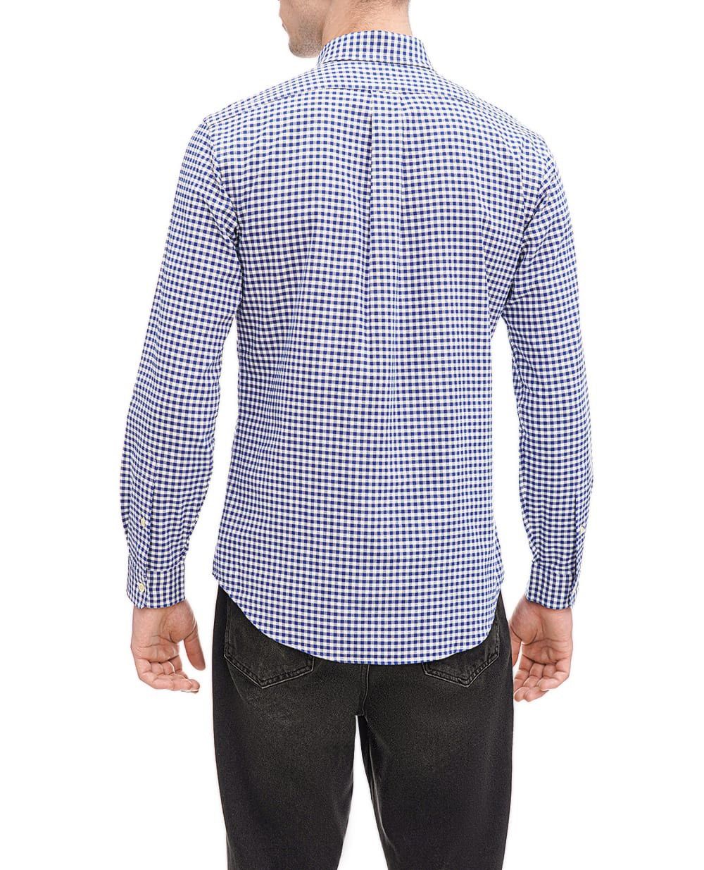Polo Ralph Lauren Polo Ralph Lauren Blue White Gingham Check Button Down Shirt Size US S / EU 44-46 / 1 - 8 Thumbnail
